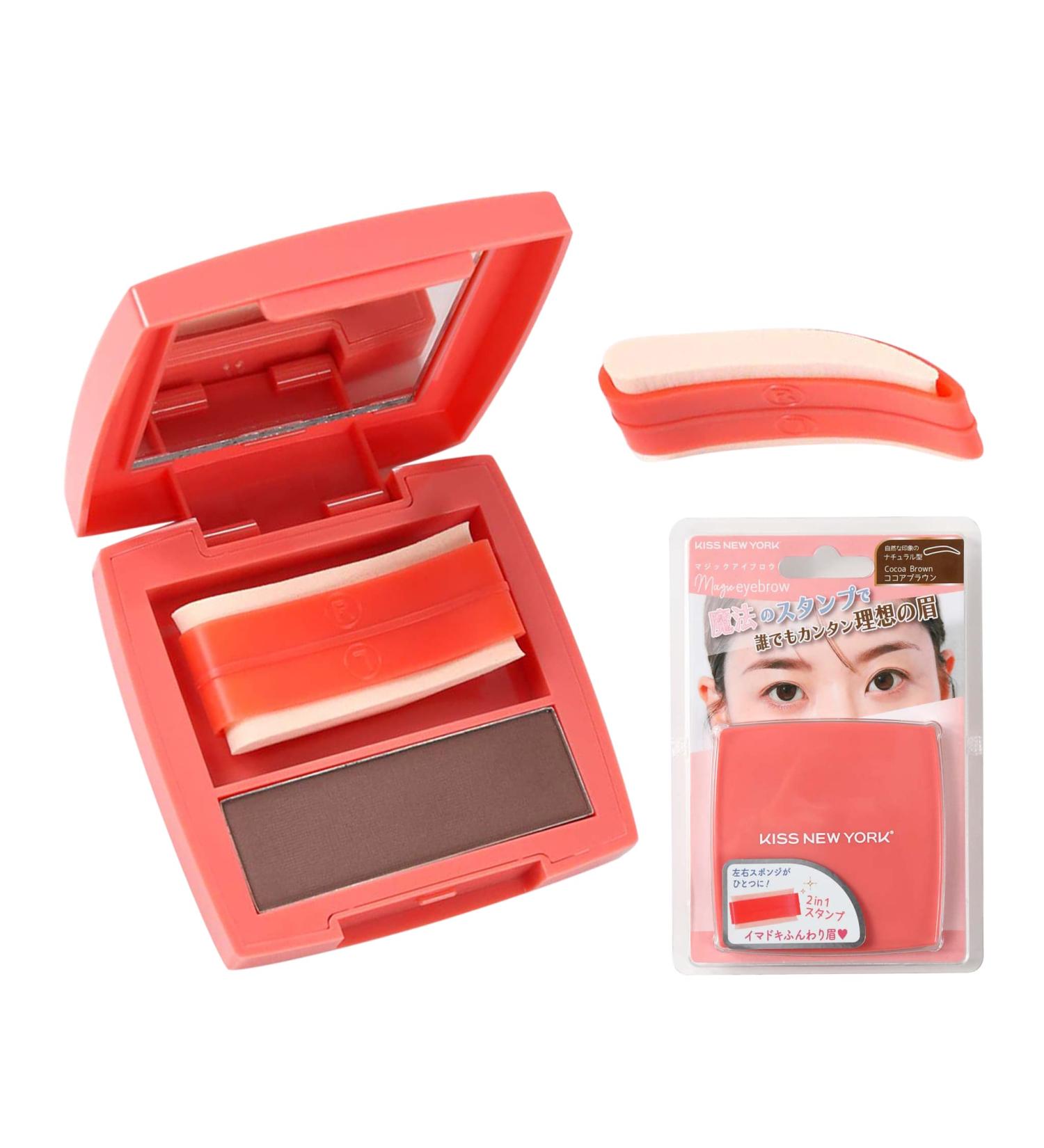 Kiss New York Magic Eyebrow Stamp - Cocoa Brown Eyebrow Powder for Perfect Arches | International Shipping Available - Buy Online on GoSupps.com