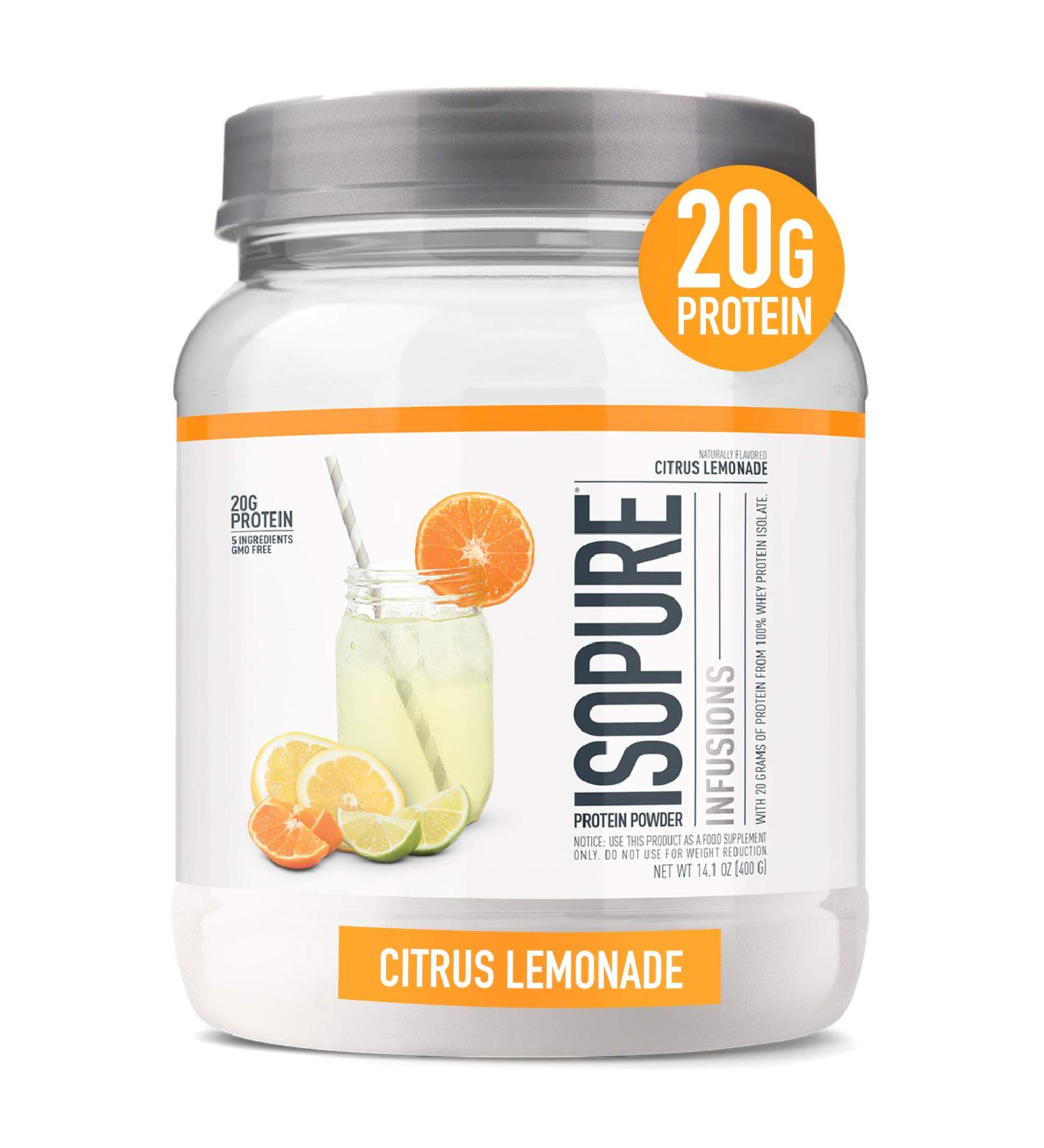 Isopure Infusions Citrus Lemonade - 1 lb | Nature's Best Protein Drink - Buy Online on GoSupps.com