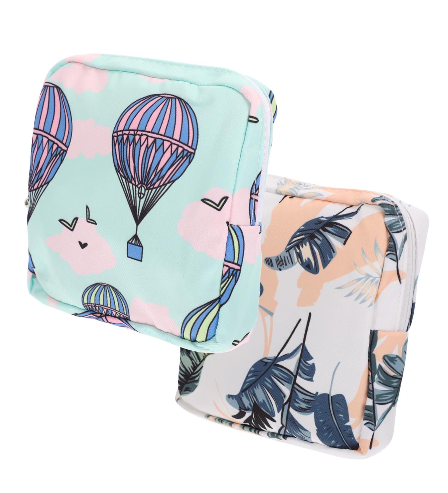 Lurrose 2pcs Aunt's Towel Storage Bag Containers - Portable Makeup & Napkin Pad Organizer - Buy Online on GoSupps.com