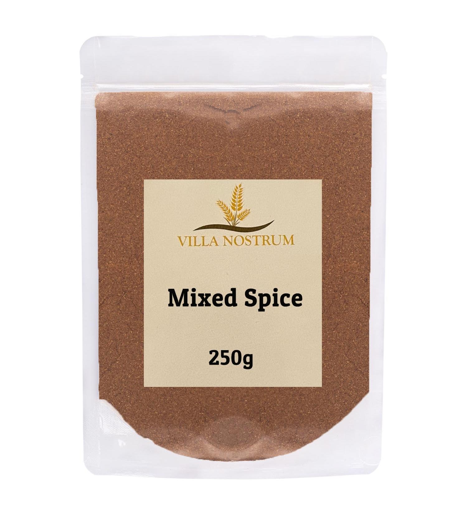 Mixed Spice 250g (Coriander Cassia-Cinnamon Ginger Clove Nutmeg Fennel) by Villa Nostrum
