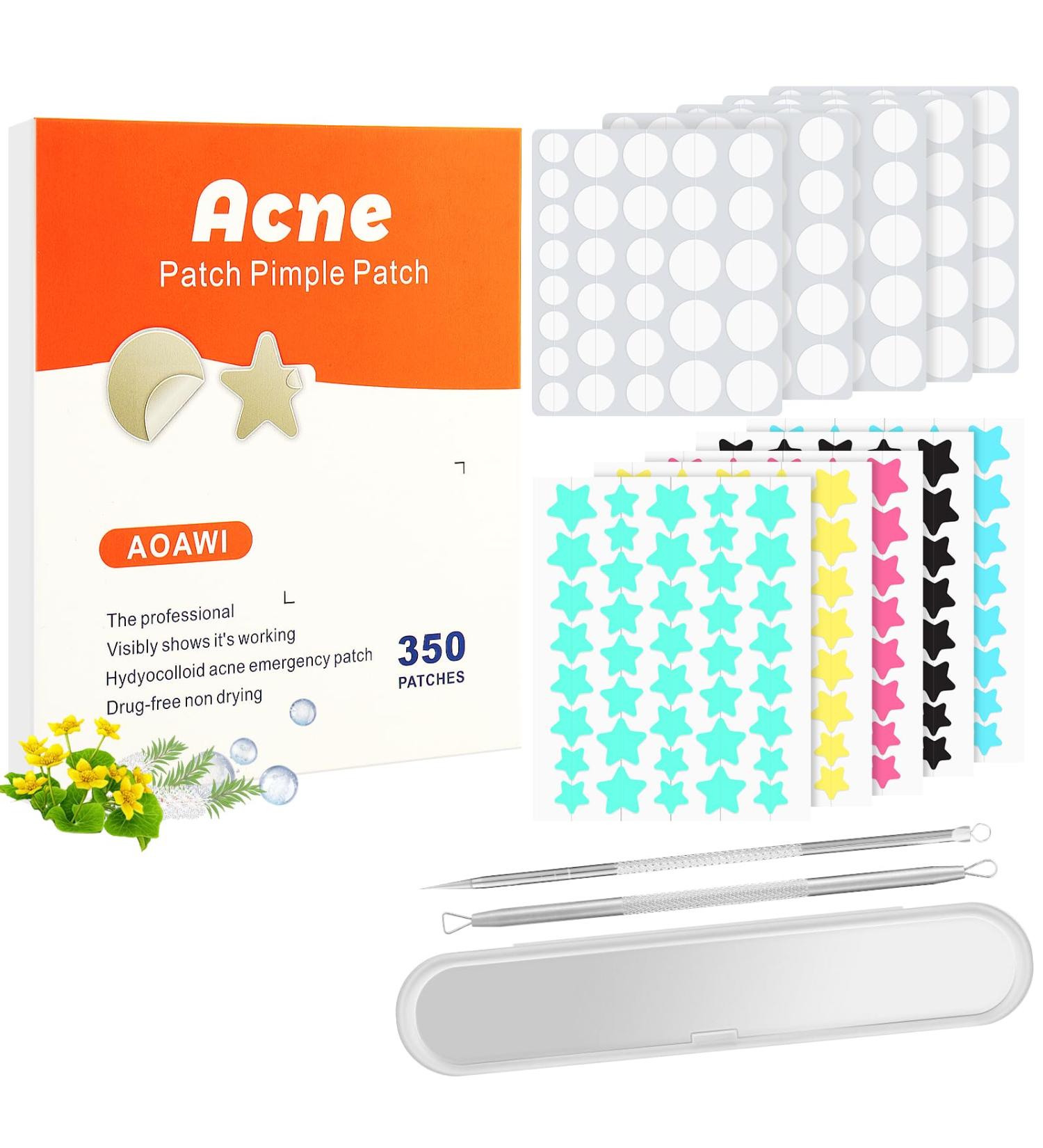 Buy Pimple Patches - Holiday Star & Ultra Thin Clear Stickers | Hydrocolloid Acne Treatment with Salicylic Acid & Tea Tree Oil - Fast International Shipping - Buy Online on GoSupps.com
