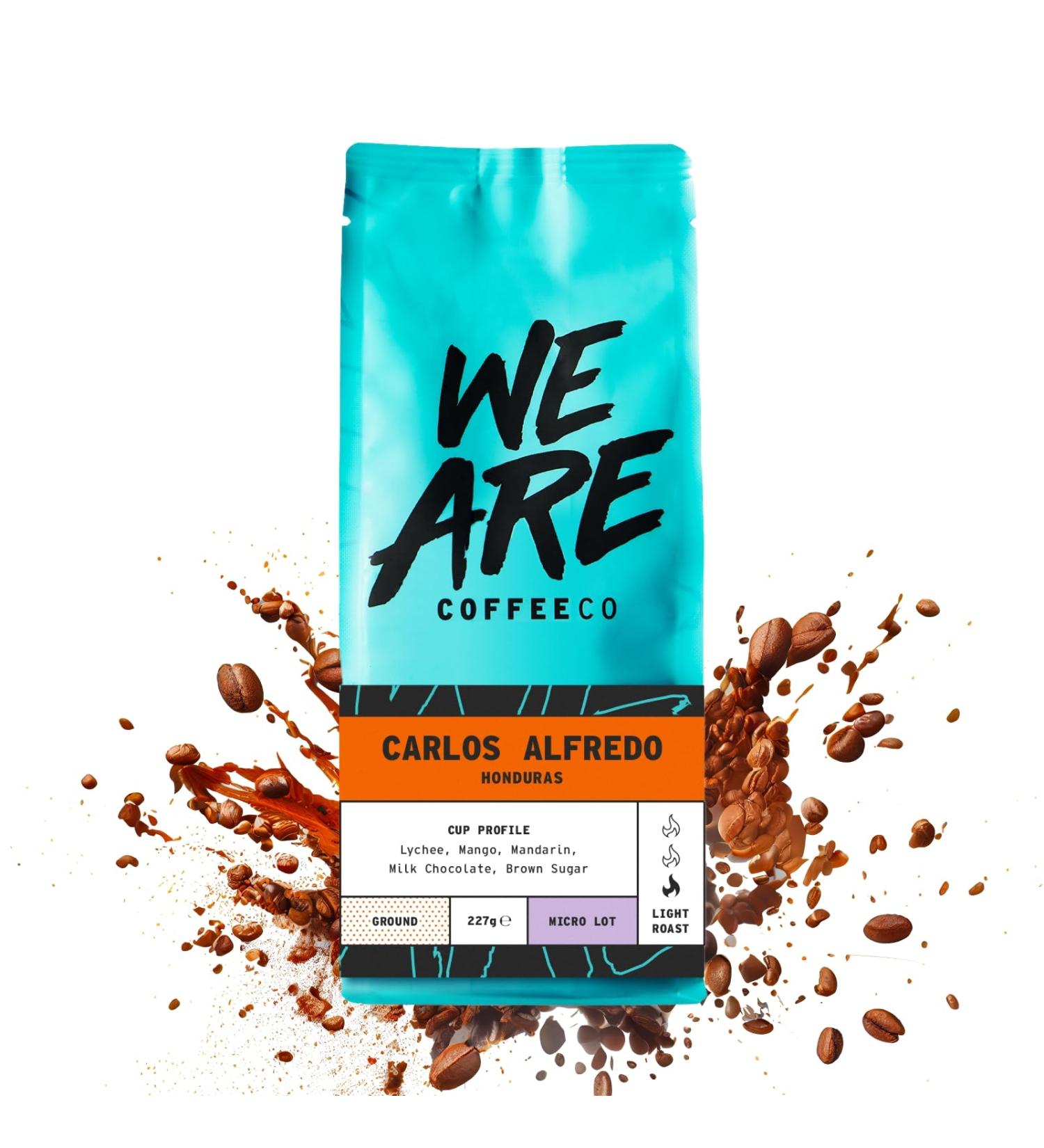 Coffee Ground for Cafetiere 227g Bag Honduras Ground Coffee Chocolate & Fruits Notes 100% Arabica Light Roast Speciality Freshly Roasted (We Are Coffee Co) Ground Cafetiere 227 g (Pack of 1) - Buy Online on GoSupps.com