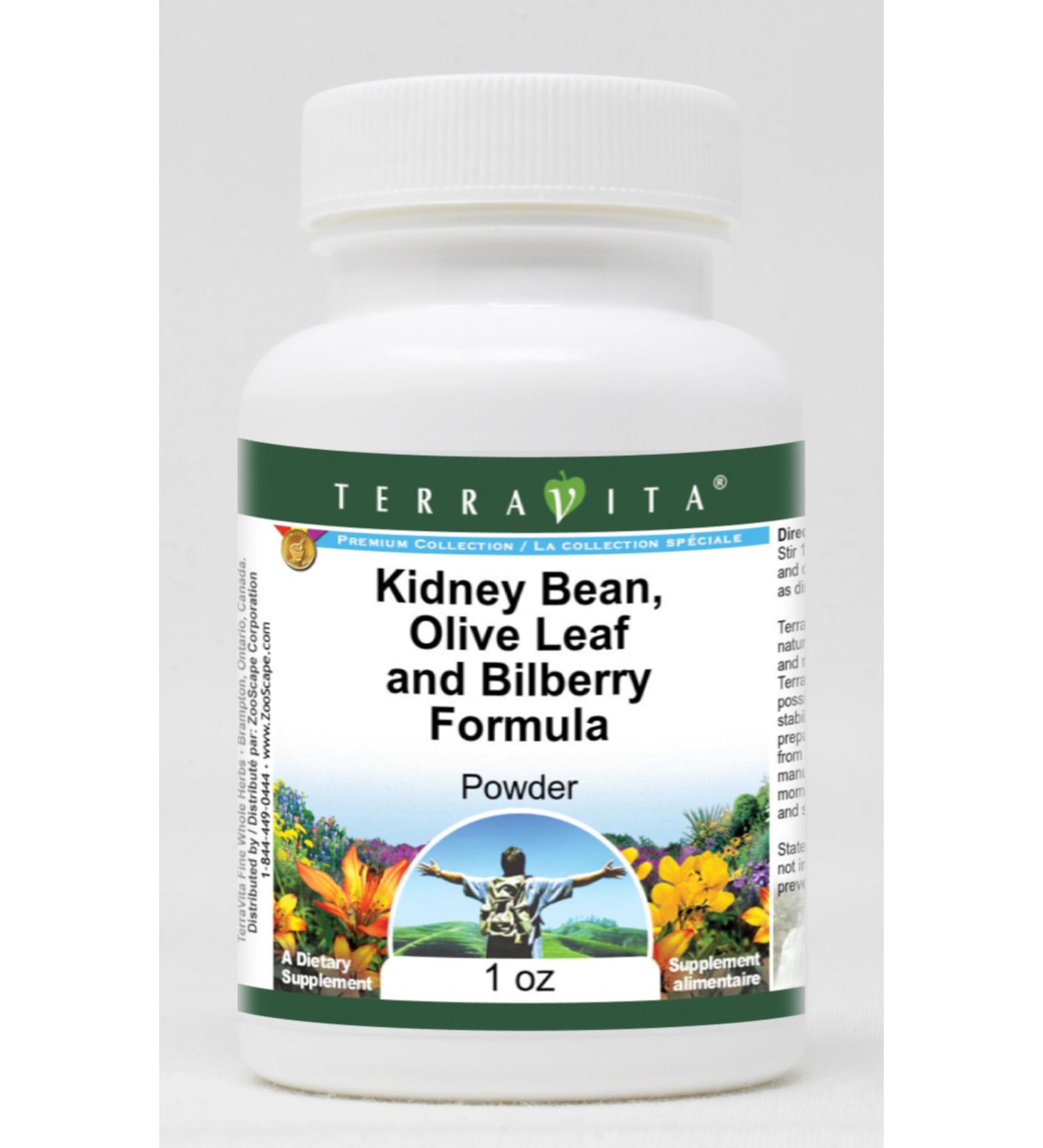 Kidney Bean Olive Leaf and Bilberry Formula Powder (1 oz ZIN: 512075) - 3 Pack - Buy Online on GoSupps.com