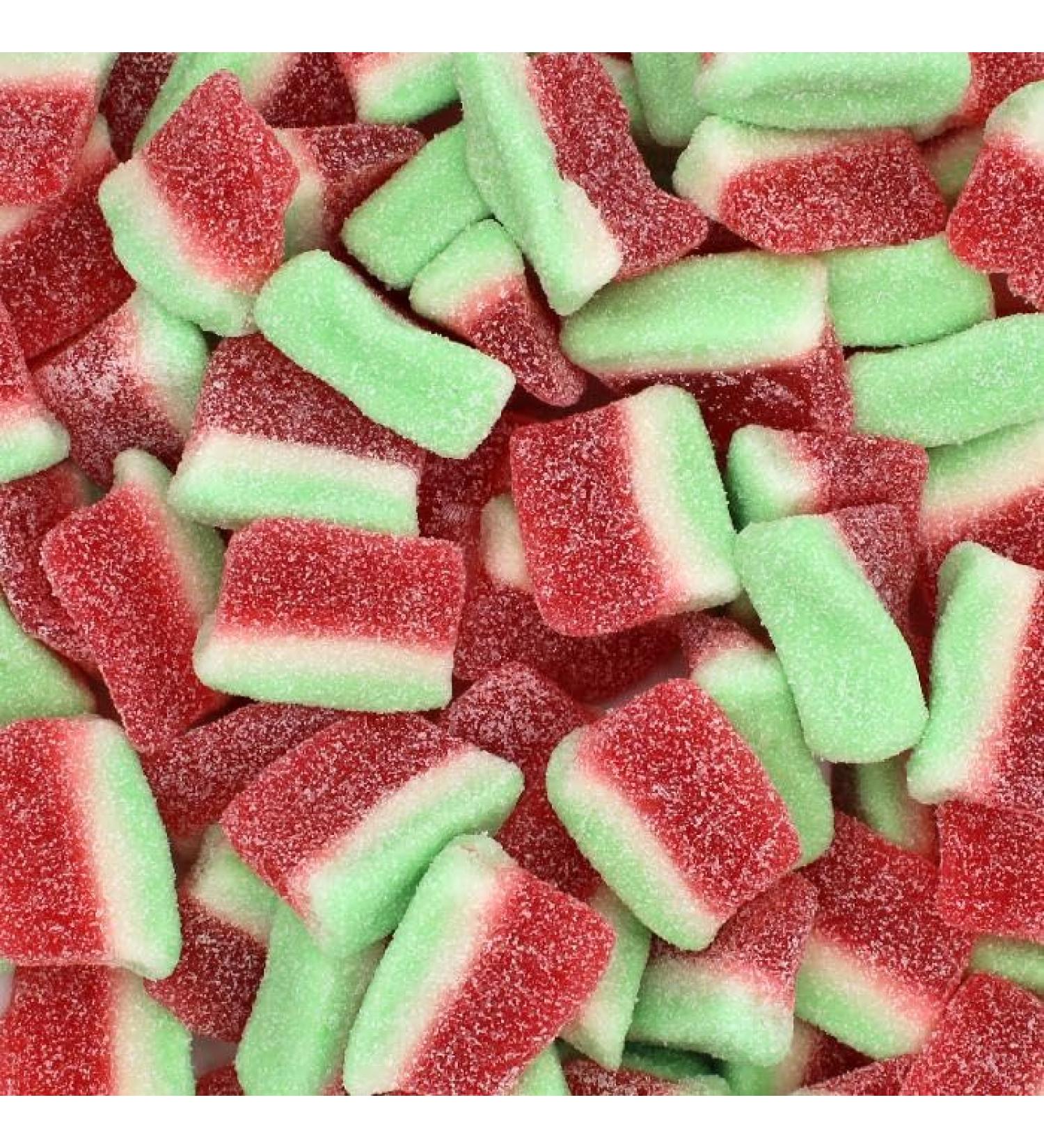 Fizzy Watermelon Slices 225g Sweet Pouch