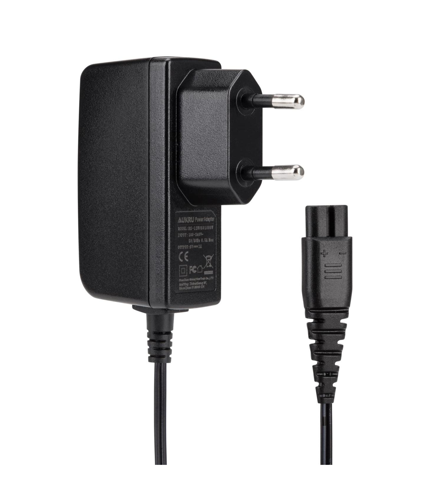 Aukru 5V Hair Clipper Power Supply Charger for HATTEKER RFC-690 RFC-588 RFC-598 - Perfect for Beard Trimmer | International Shipping Available - Buy Online on GoSupps.com
