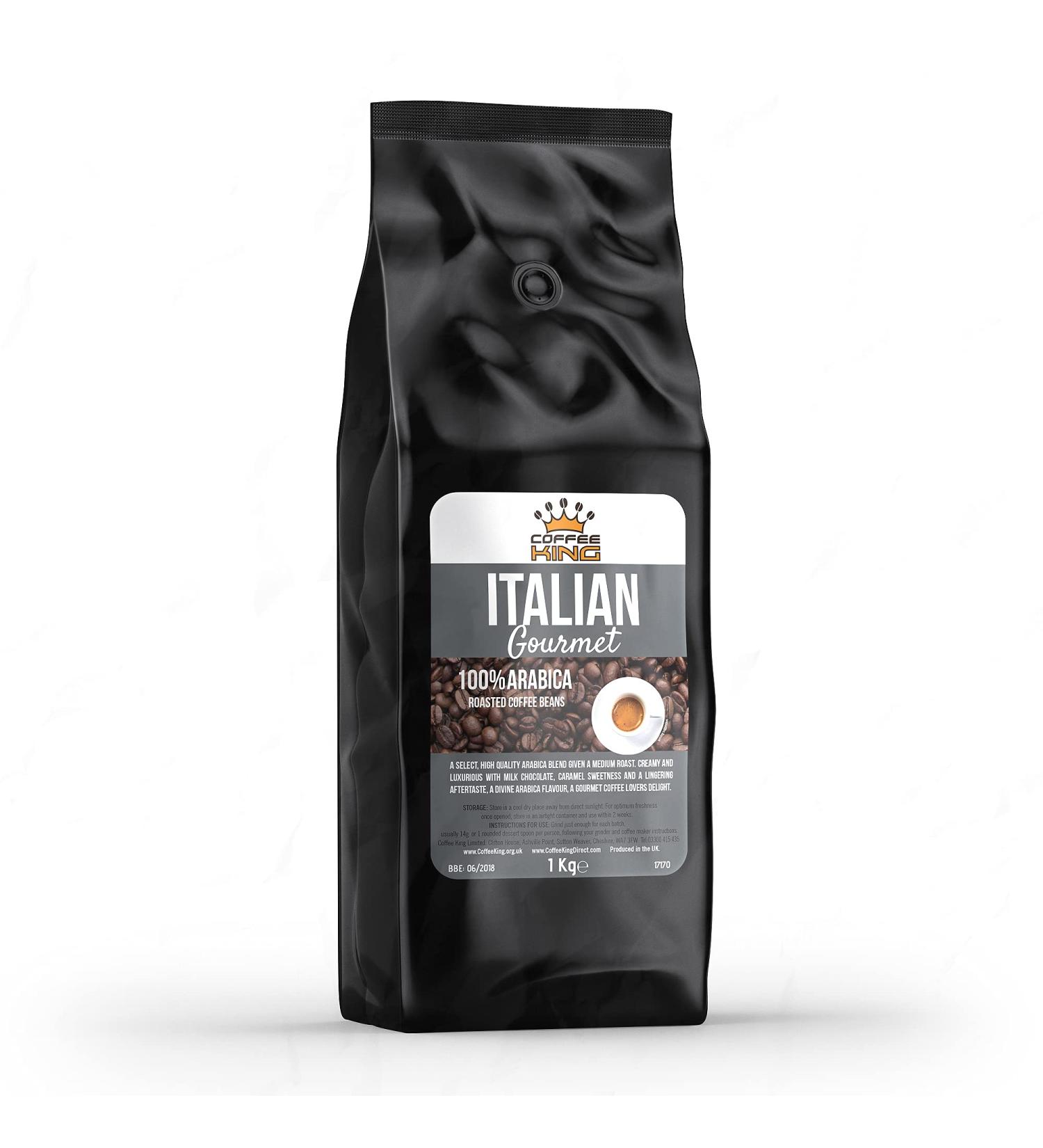 Coffee King - Italian Gourmet - Coffee Beans 1Kg - Buy Online on GoSupps.com