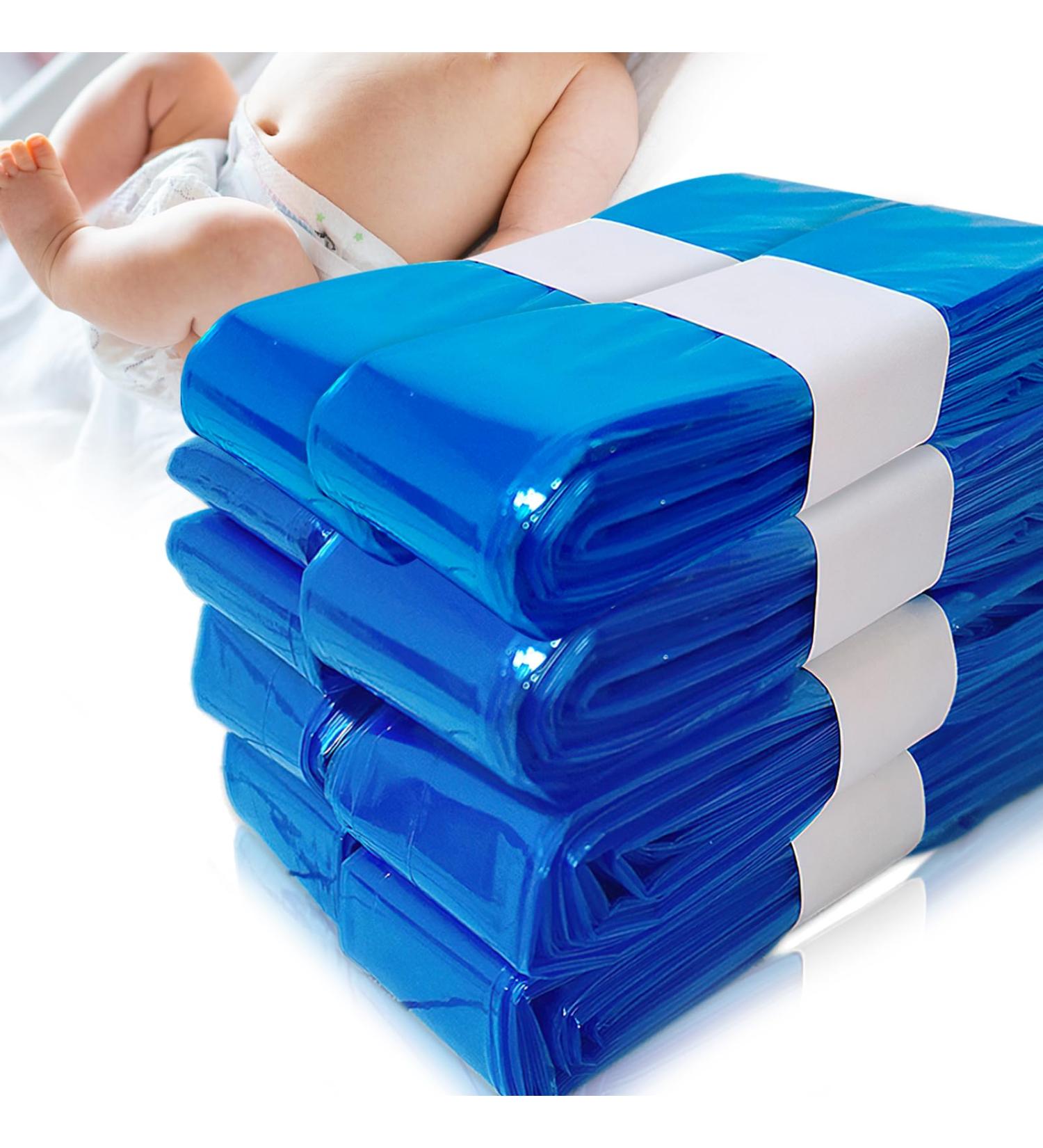 12-Piece Baby Diaper Refill Film | Smell-Tight 4.5m Diaper Pail Filler | Blue Diaper Bucket Refill Pack for Octagonal Diaper Pails - Buy Online on GoSupps.com