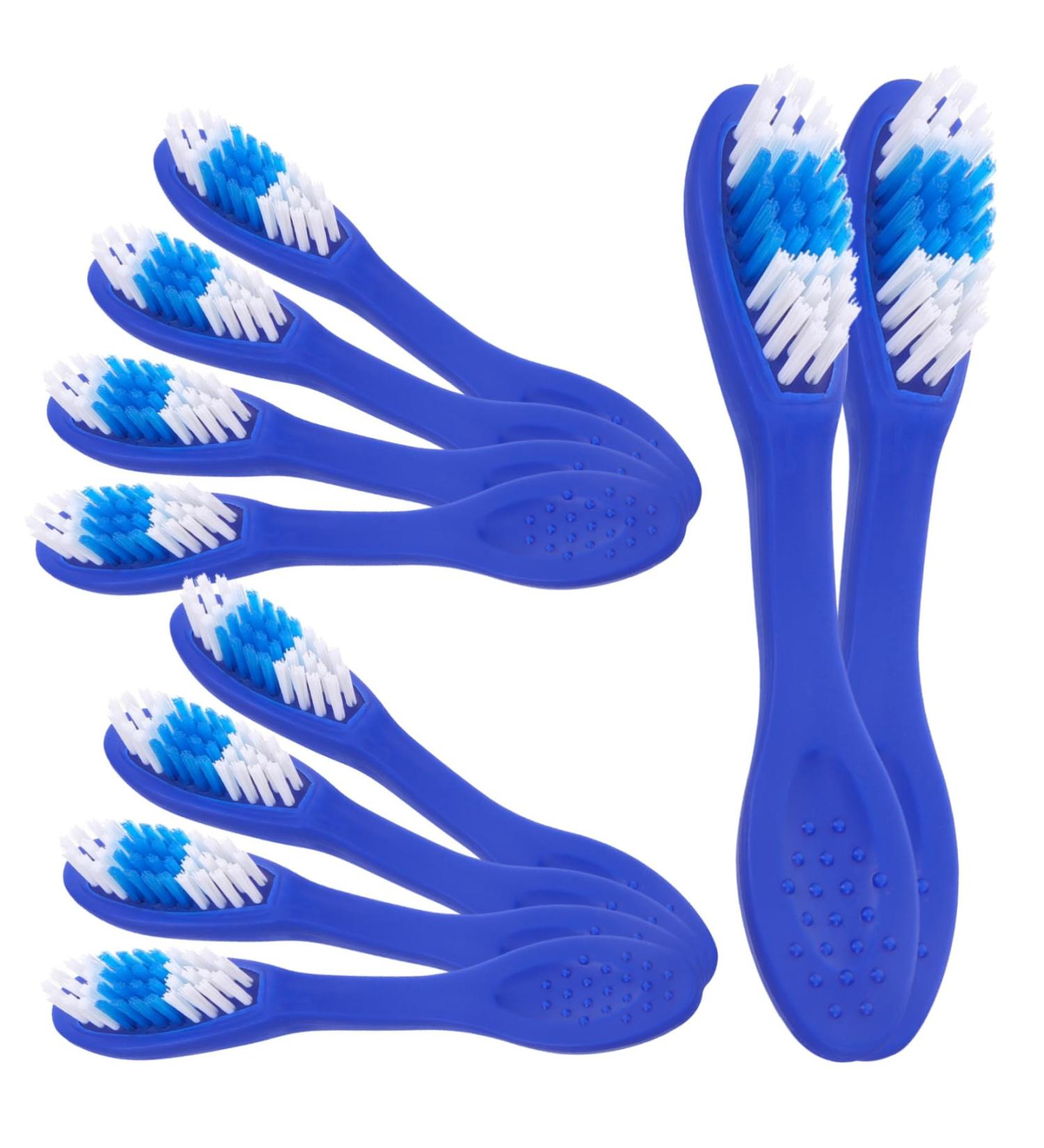 Plafope Portable Toothbrushes - 10 Mini Soft Bristles Ideal for Prison Trips | Compact & Travel-Friendly - Buy Online on GoSupps.com