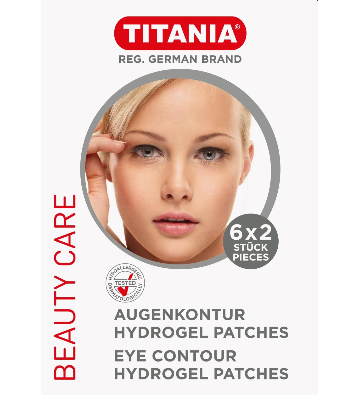 TITANIA Eye Contour Hydrogel Patches - 1 Pack (48g) | Revitalize & Hydrate | International Shipping Available - Buy Online on GoSupps.com