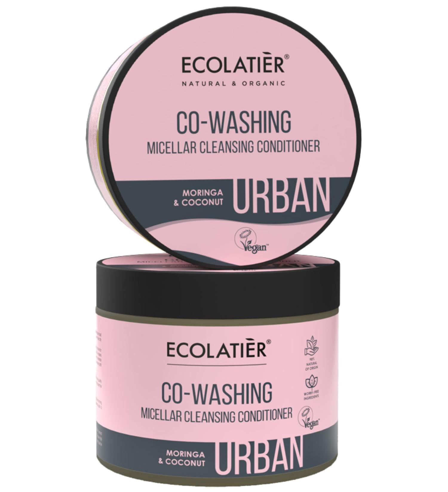 Co Washing Micellar Cleansing Conditioner | 98% Natural Vegan Coconut Oil & Moringa | Best Deep Conditioner for Curly & Dry Hair - 8.5 Fl Oz - Buy Online on GoSupps.com