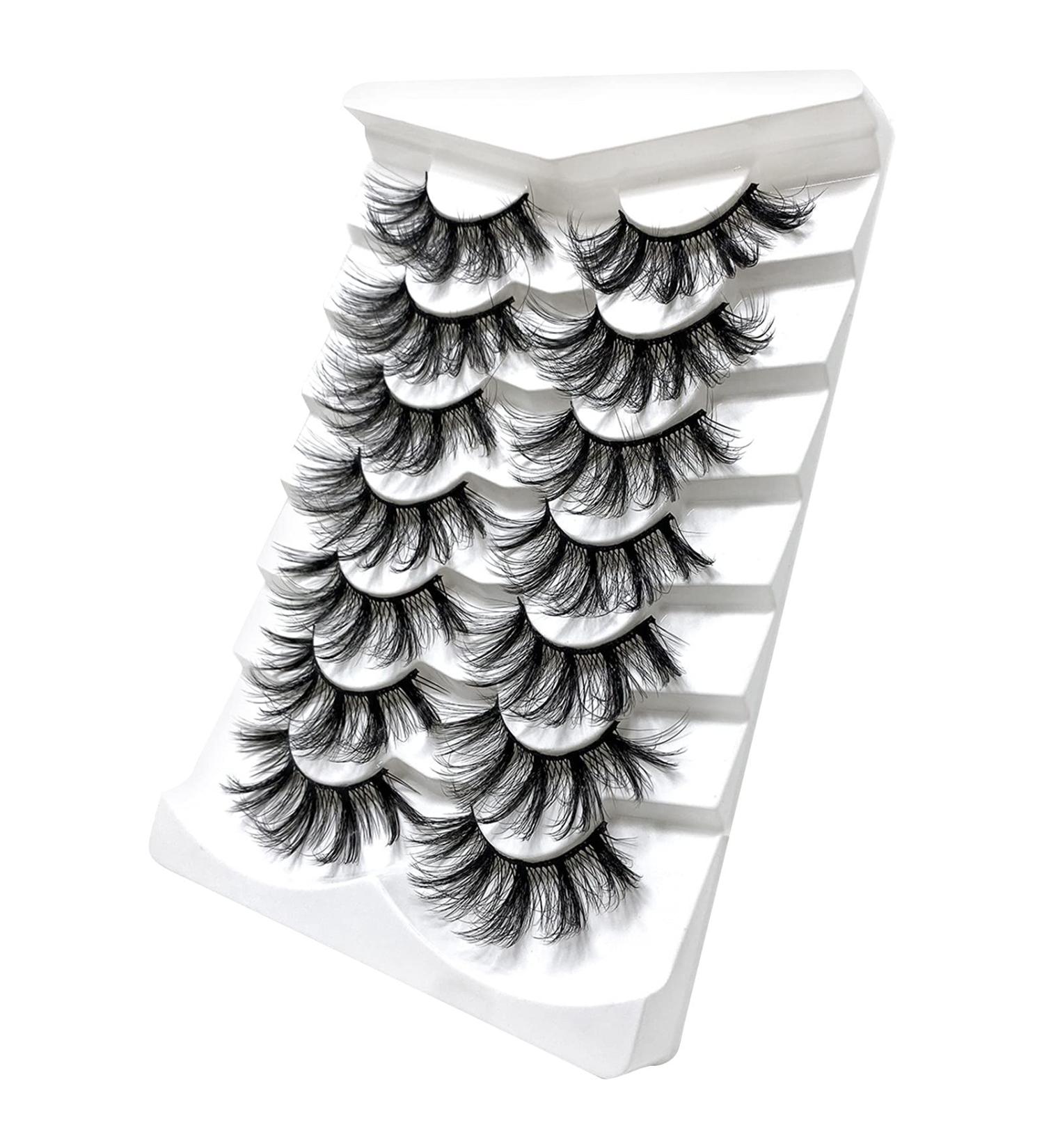Siberian Short Faux Mink Natural False Eyelashes - Wispies Thick Long Extension, Soft & Reusable Individual Cluster Lashes - 1 Count - Buy Online on GoSupps.com