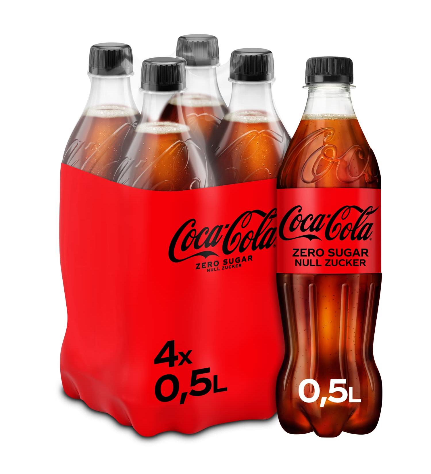 Coca-Cola Soda made from cola without sugars 4 x 50 c