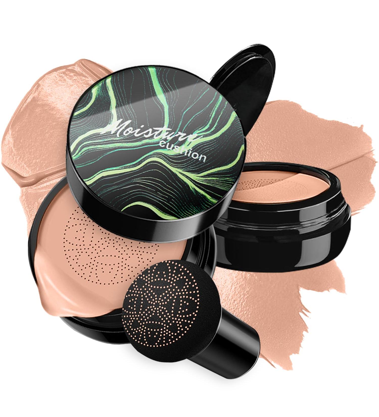 CC - Fond de teint avec coussin d'air - Mushroom Head BB Cream - Fond de teint hydratant CC Cream Liquid - Fond de teint durable - Teinte de peau uniforme - Buy Online on GoSupps.com