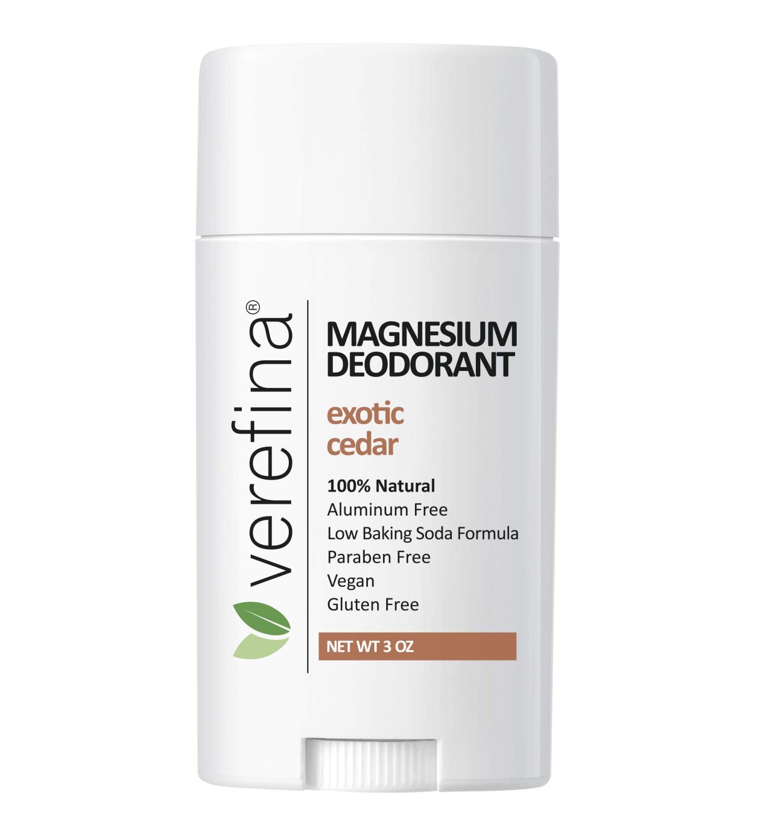 Aluminum Free Deodorant For Men & Women | All Natural | Hypoallergenic | Paraben Free | Non Toxic | Cruelty Free | Vegan | Natural Deodorant For Sensitive Skin | 3 Oz Stick Exotic Cedar 3 Ounce (Pack of 1) - Buy Online on GoSupps.com