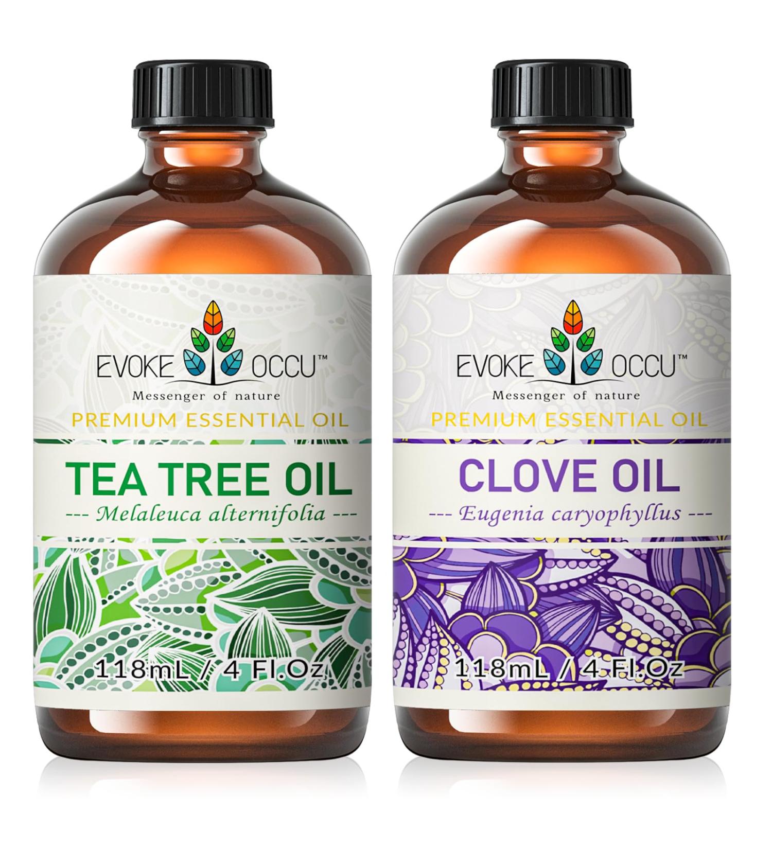 EVOKE OCCU Tea Tree Essential Oil and Clove Essential Oil - 4 Fl Oz - Buy Online on GoSupps.com