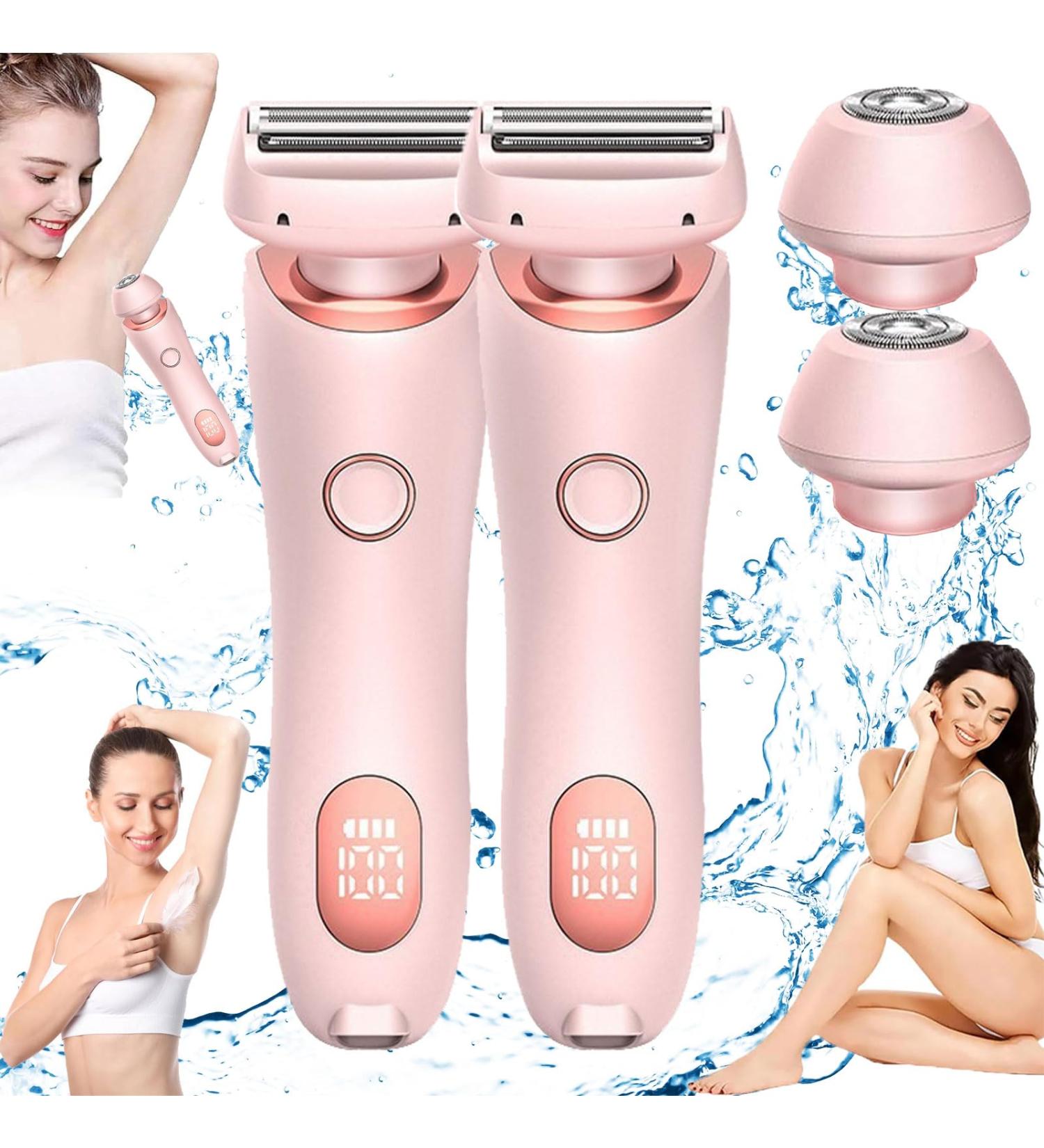 Duskofficial Razor Dusk Razor for Women Glide Pro 3.0 Razor Dusk Glide Pro 3.0 Shaver Dusk Shave The Glide Pro 3.0 Razor Dusk Dusk Official Electric Razor Wet & Dry Shaver (2Pcs-Pink) - Buy Online on GoSupps.com