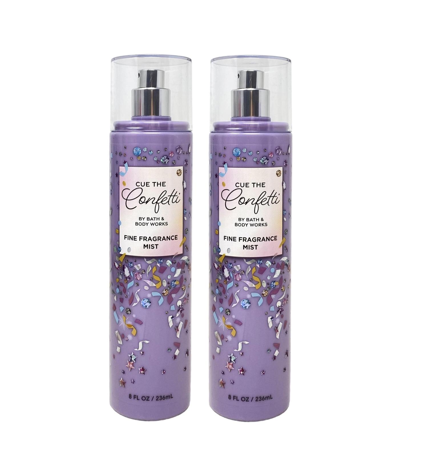 Bath and Body Work Cue The Confetti 2 Pack Fine Fragrance Mist Gift Set Value Pack - 8 fl oz / 236 mL each - Buy Online on GoSupps.com