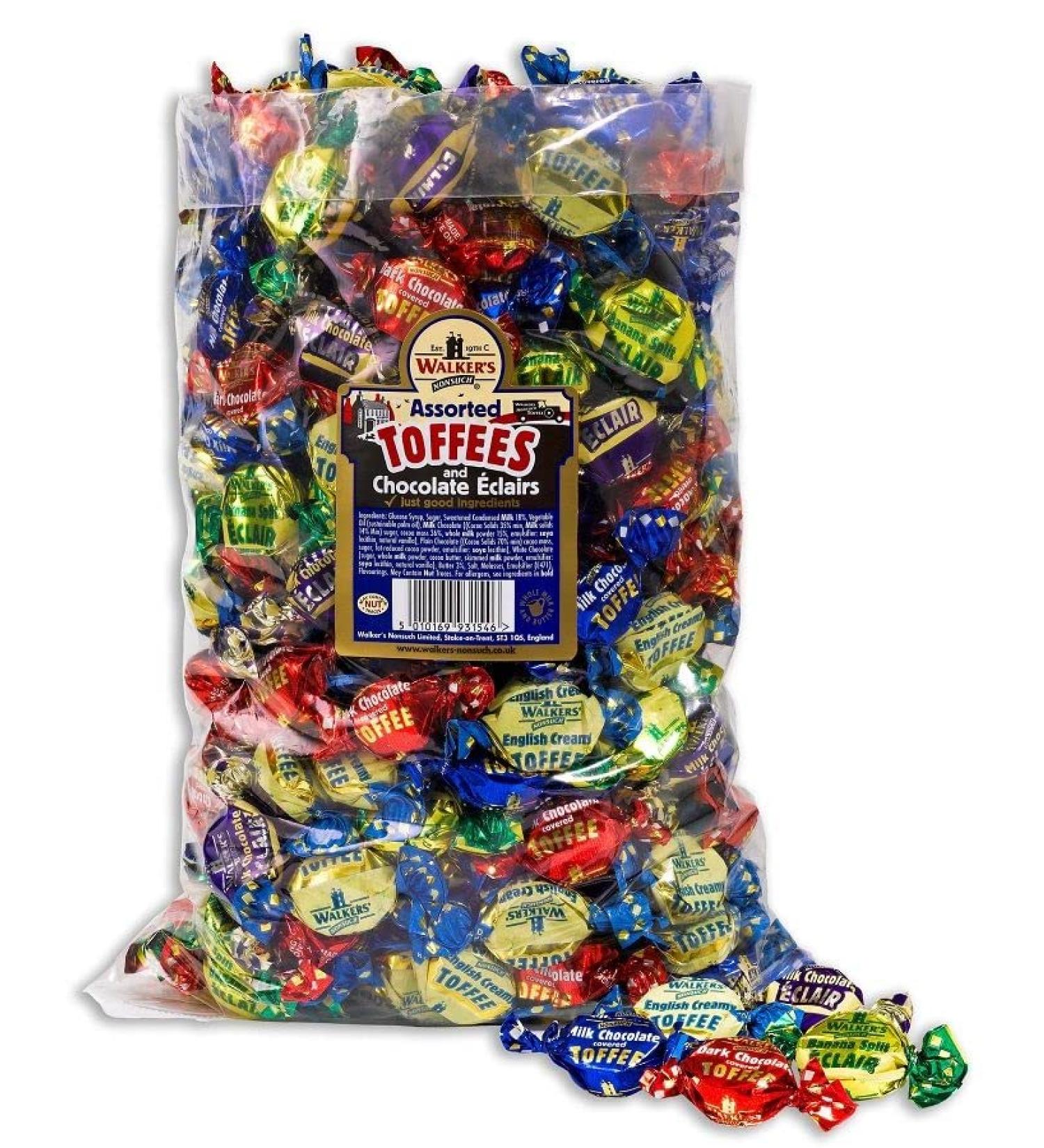 Toffee Walker's Toffee Bulk 2.5kg Wholesale British Traditional Sweet Treat Confectionery Snack (Assorted Toffee) - Buy Online on GoSupps.com