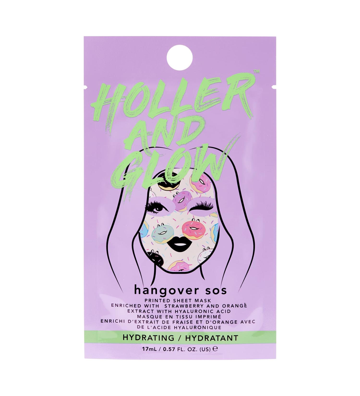 Holler and Glow Hangover SOS Deep Moisture Face Mask - Buy Online on GoSupps.com