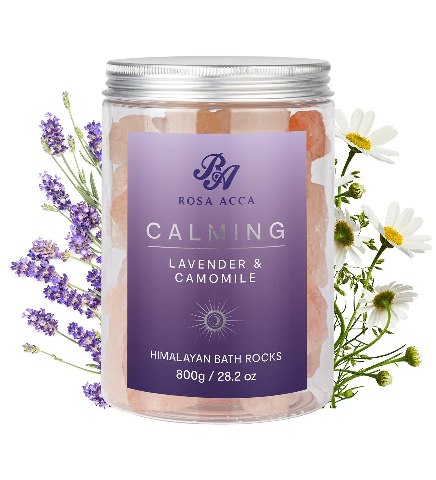 Pure Naturals Organic Himalayan Bath Soak Salt with Lavender Oil - Relaxation & Stress Relief for Body & Foot - Gift for Women & Men - Buy Online on GoSupps.com