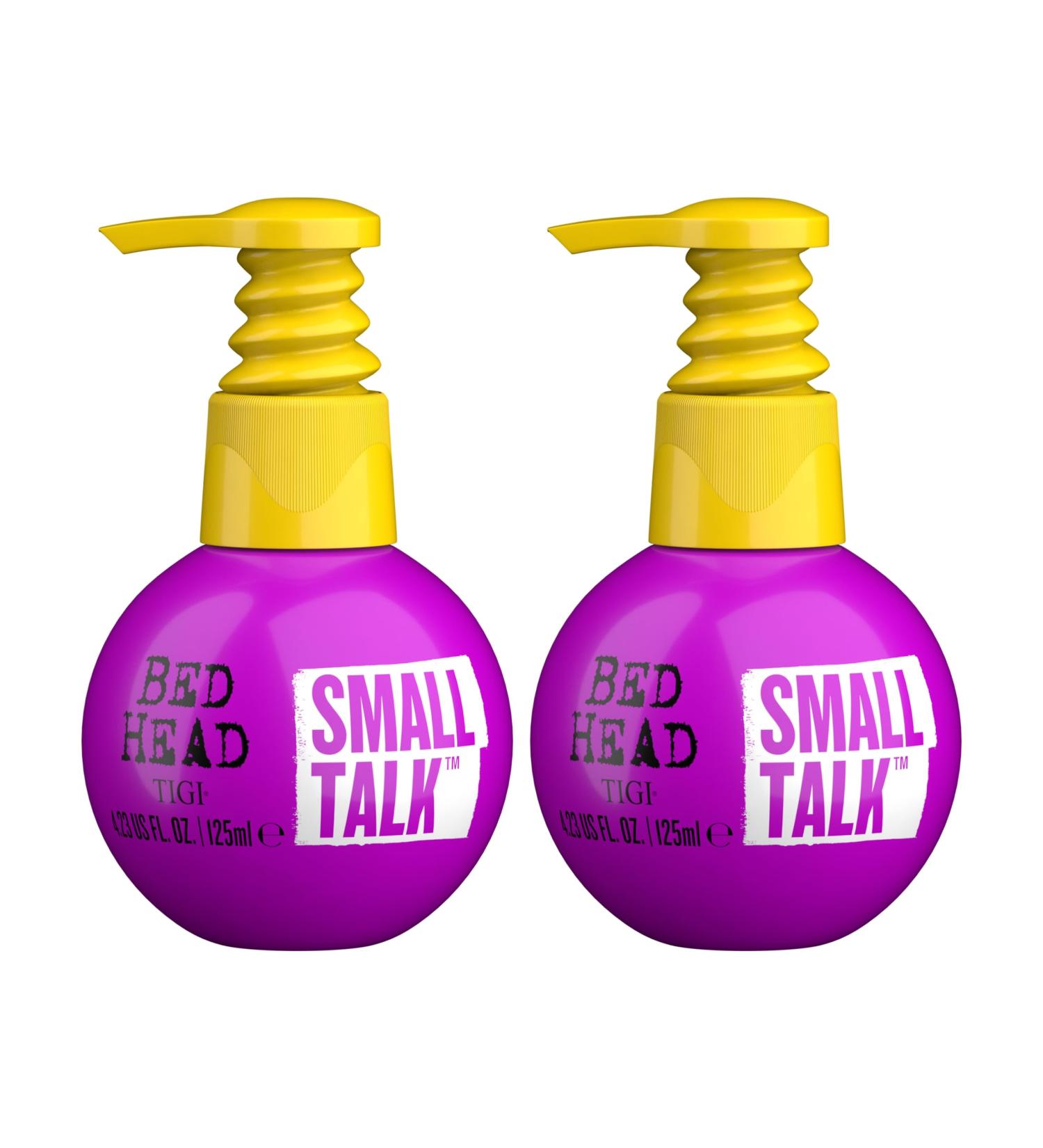 TIGI Bed Head Small Talk MINI 3-in-1 Hair Thickening Cream - Use for Voluminous Hair - For Fine Thin & Flat Hair - Use on Damp Hair - Premium Hair Thickening Products - 4.2 oz (2 Pack) - Buy Online on GoSupps.com