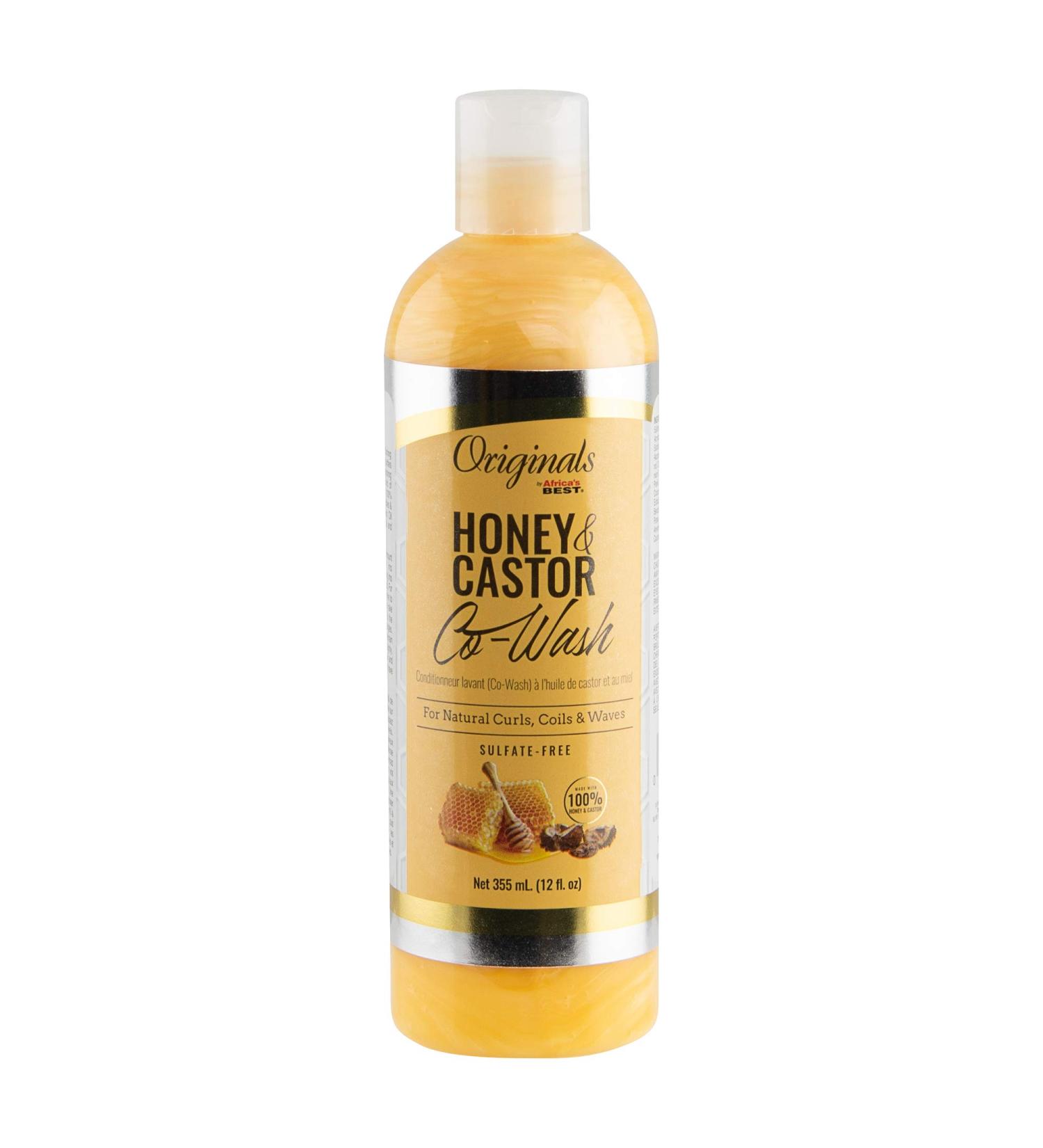 Africa's Best Originals Castor Hair Co-Wash for Natural Curls & Waves - Sulfate-Free Honey 12 Fl Oz | International Shipping - Buy Online on GoSupps.com