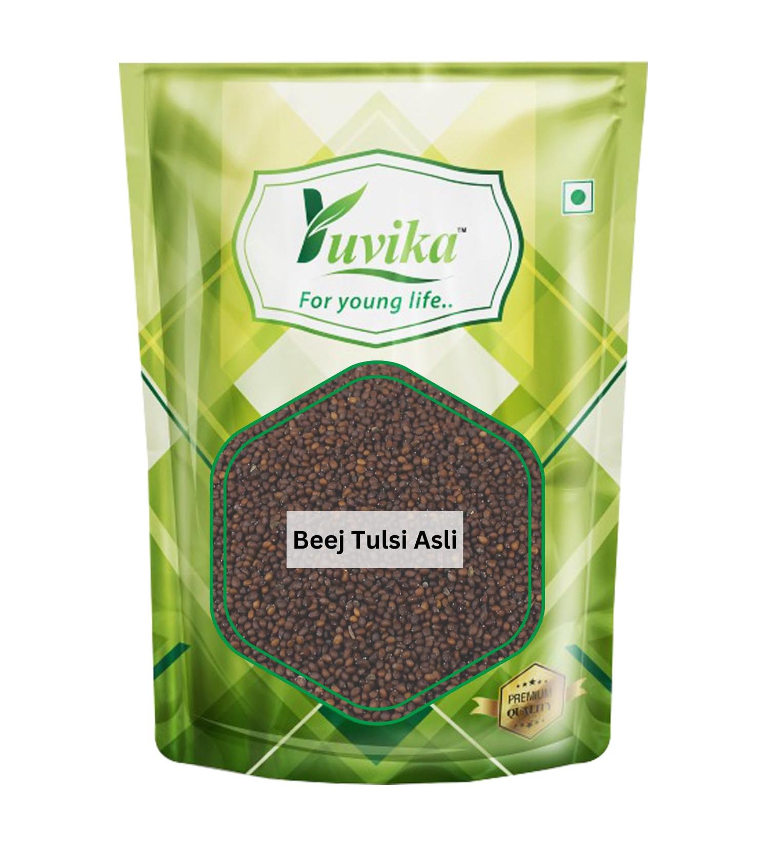 YUVIKA Beej Tulsi Asli | Premium Krishan Tulsi Seeds (Ocimum Sanctum) - 200 Grams for International Shipping - Buy Online on GoSupps.com