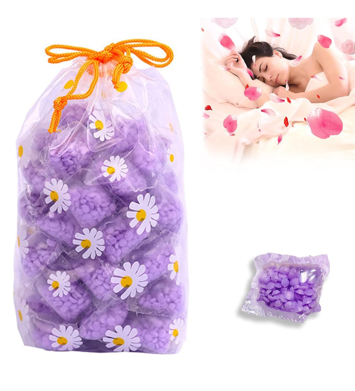 60Pcs Scent Booster Crystals Independent Package Fragrance Beads Bags in-Wash Scent Booster Beads Laundry Freshener Beads (Lavender) - Buy Online on GoSupps.com