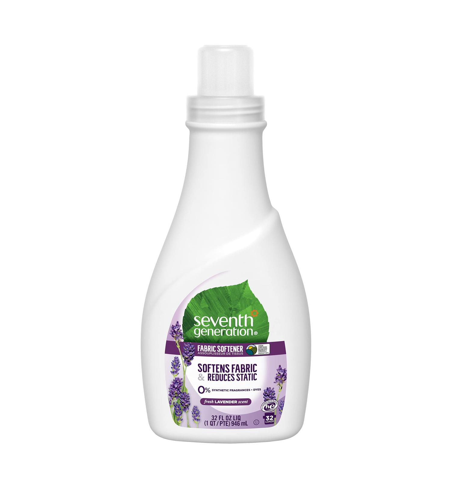 Seventh Generation Lavender Scent Fabric Softener | Reduces Static | 32 Fl Oz - Buy Online on GoSupps.com