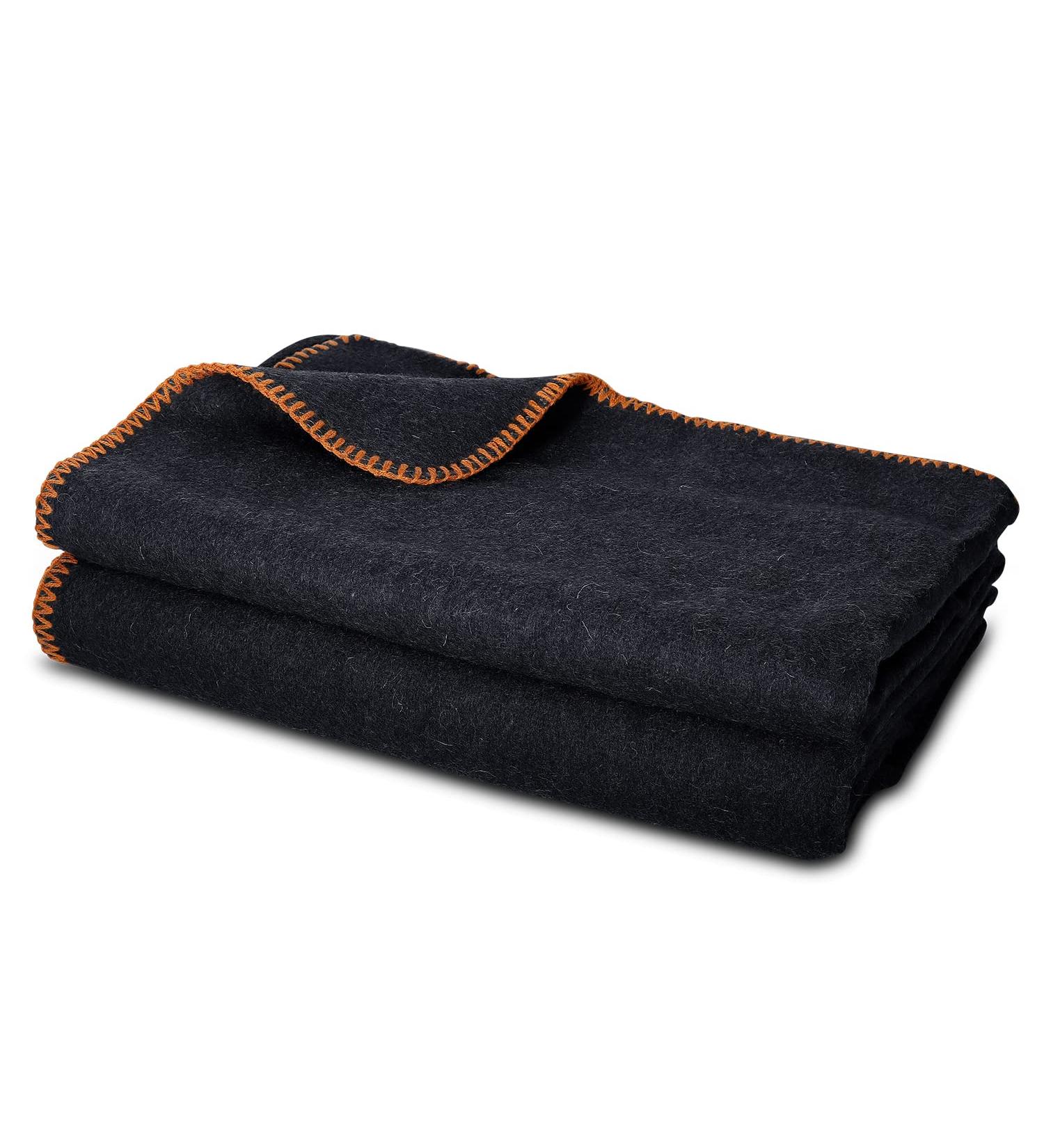 Jmr Usa Inc. Military Wool Blanket - 70% Wool, Fire Retardant, Extra Thick, Navy 62X84 - Ideal for Camping, Emergency, and Everyday Outdoor Use - Buy Online on GoSupps.com
