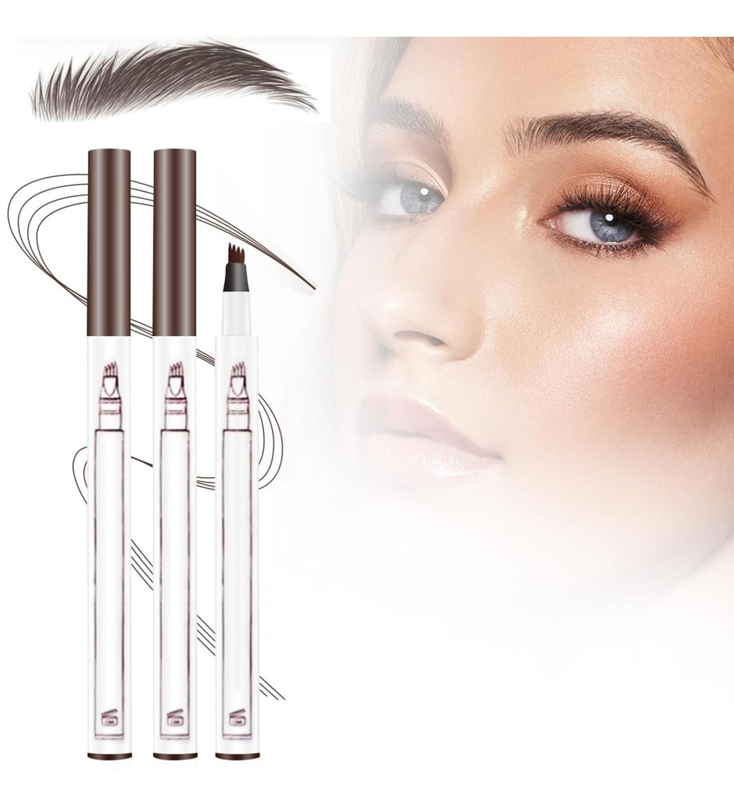 3D Magic Microblading Eyebrow Pencil - 2024 NEW Waterproof Brow Pencil with Micro-Fork Tip Upgrade Fine Stroke Eyebrow Pen Makeup Eyebrow Pencil (Light Brown) - Buy Online on GoSupps.com