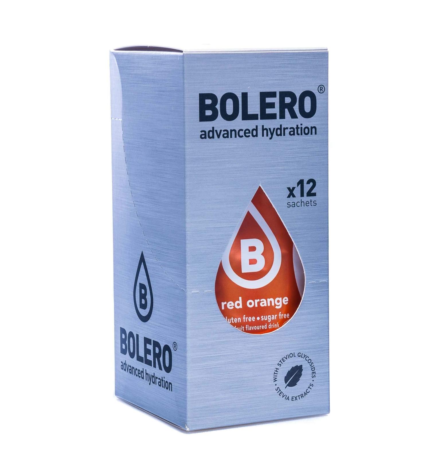 Buy Bolero Drinks Red Orange 12x9g - Sugar-Free Flavor for Hydration | International Shipping Available - Buy Online on GoSupps.com