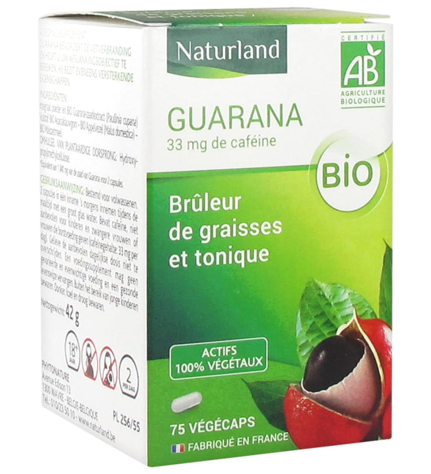Naturland Organic Guarana 75 Vegecaps