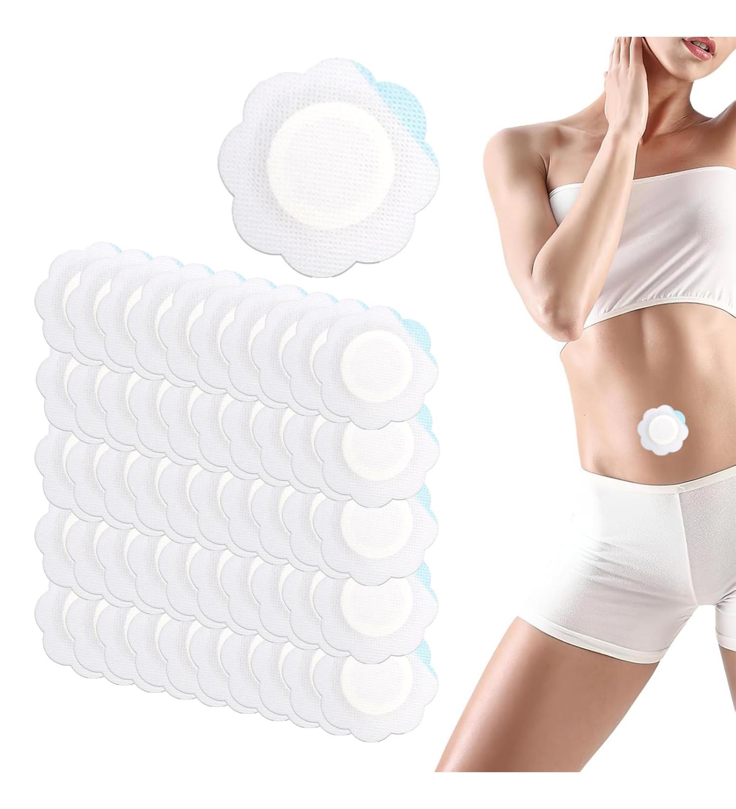 Lot de 50 patchs d'huile de ricin pour nombril l'huile de ricin autocollants (sans huile) - Buy Online on GoSupps.com