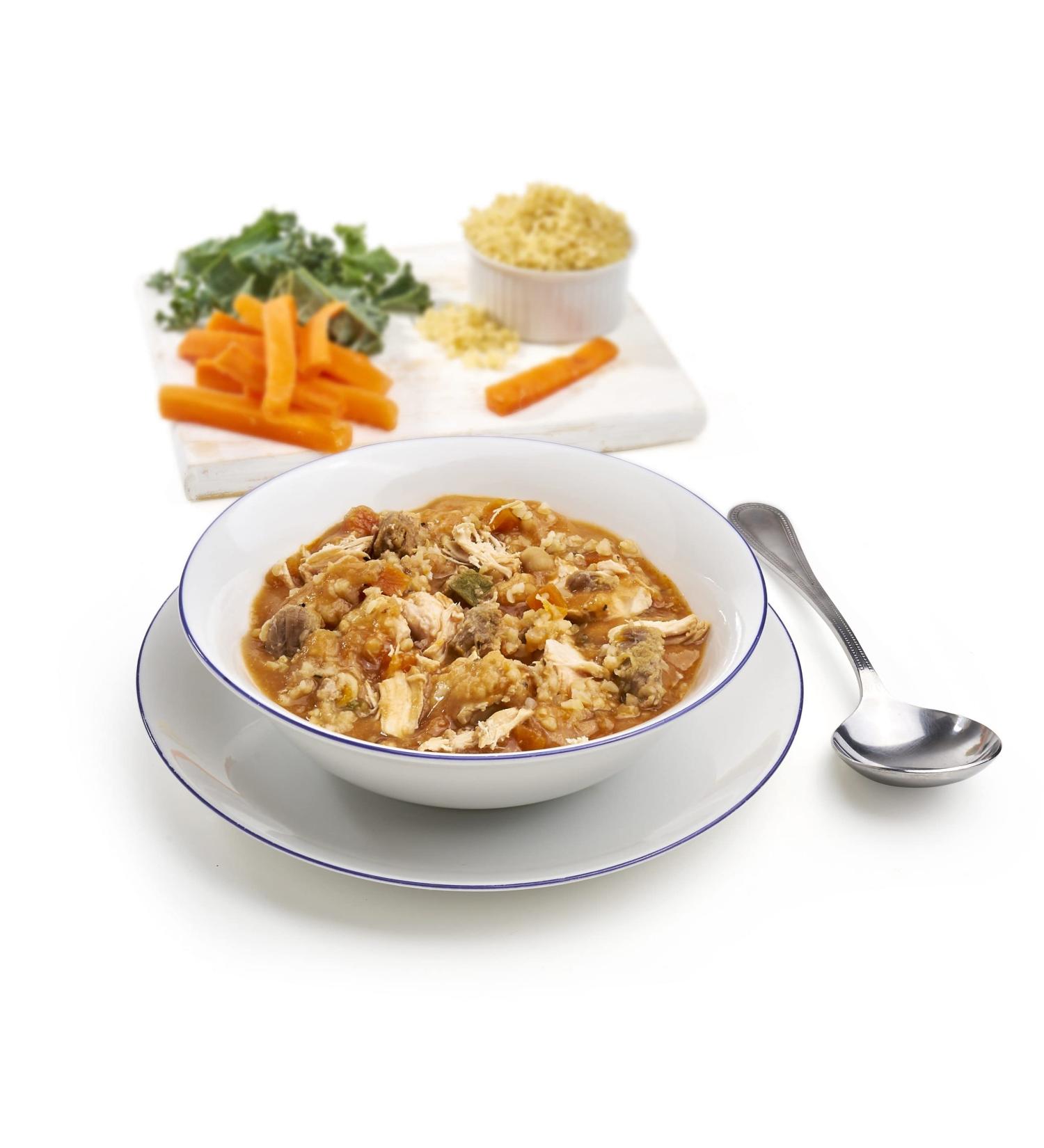 Chicken Beef and Bulgur Wheat High Protein Ready Meal | Camping Hiking Gym Chicken & Beef 1