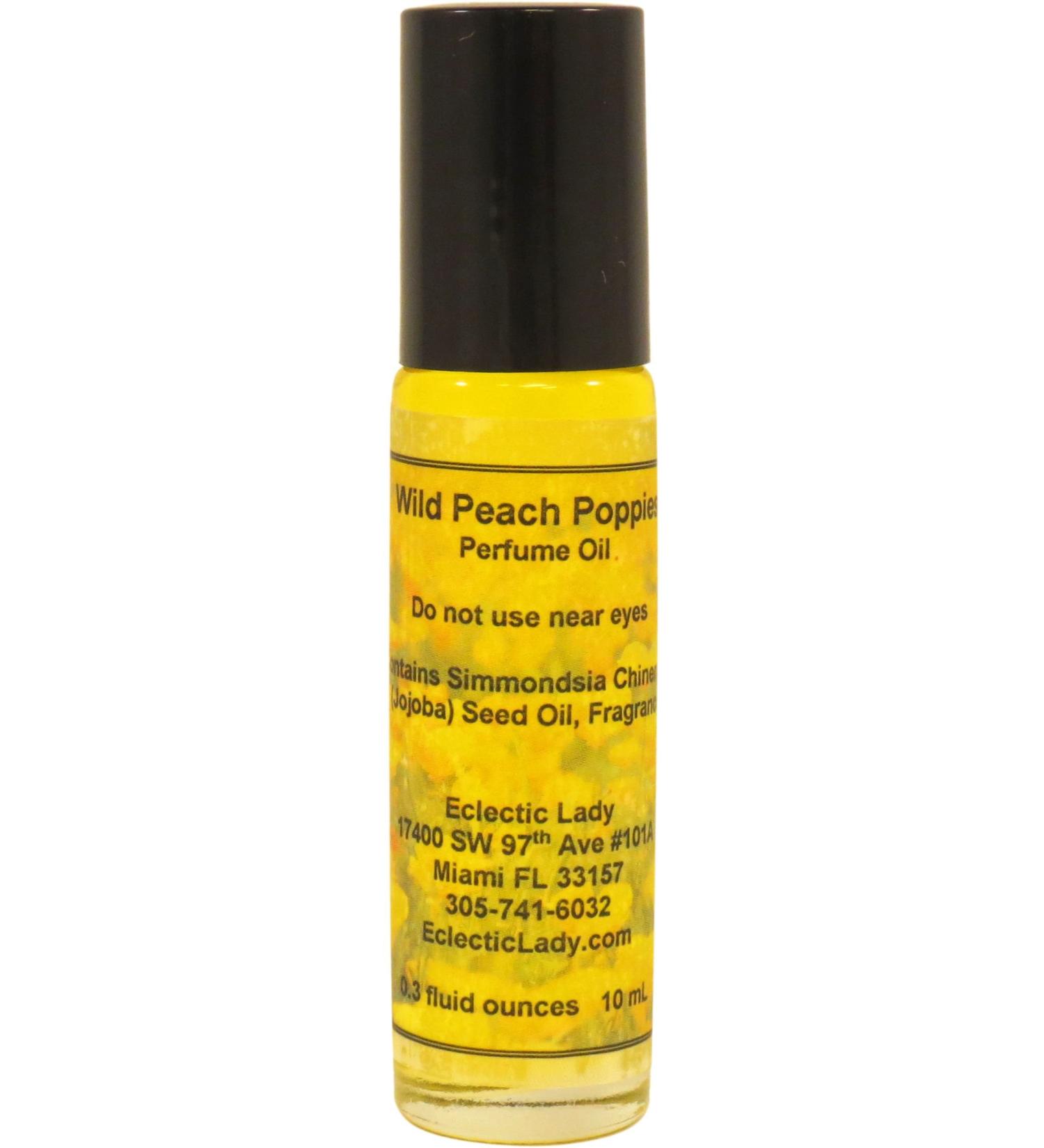 Wild Peach Poppies Perfume Oil 0.3 Oz Portable Roll-On Fragrance with Long-Lasting Scent Delightful Essential Oils and Jojoba Oil For Daily Use 0.3 Fl Oz (Pack of 1) - Buy Online on GoSupps.com
