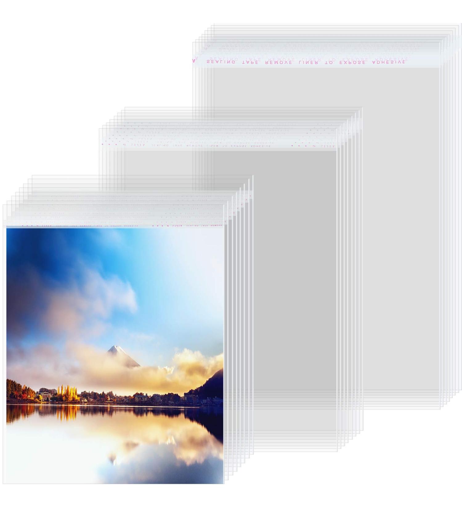 Crystal Clear Acid-Free Storage Sleeves for Art Prints - 60 Pack (5x7, 8x10, 11x14 Inches) - Buy Online on GoSupps.com