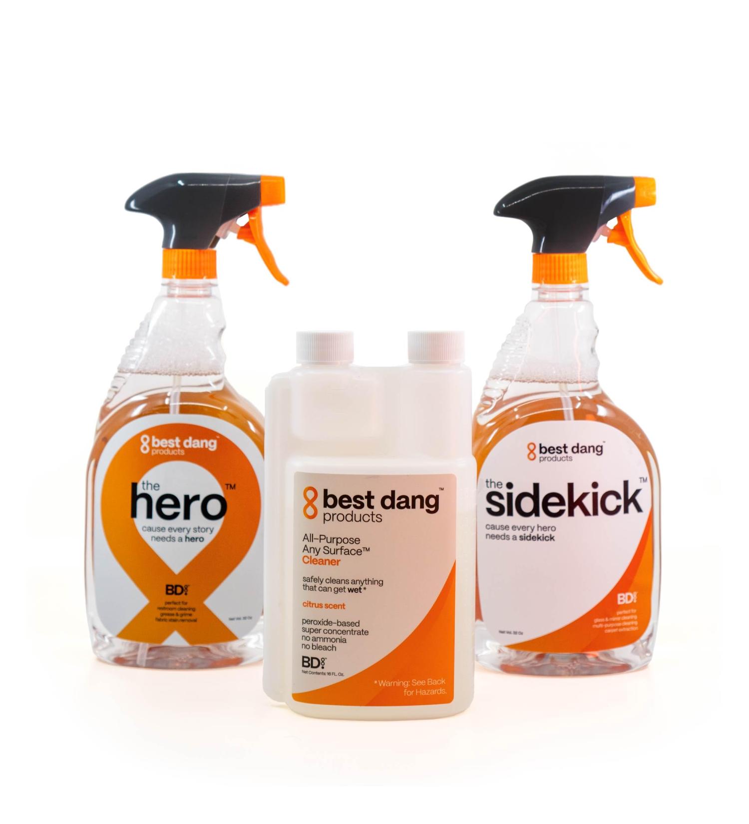 All-Purpose Any Surface Cleaning Kit | Kitchen & Household Supplies | Peroxide-Based | 16 Oz Complete Cleaning Set - International Shipping - Buy Online on GoSupps.com