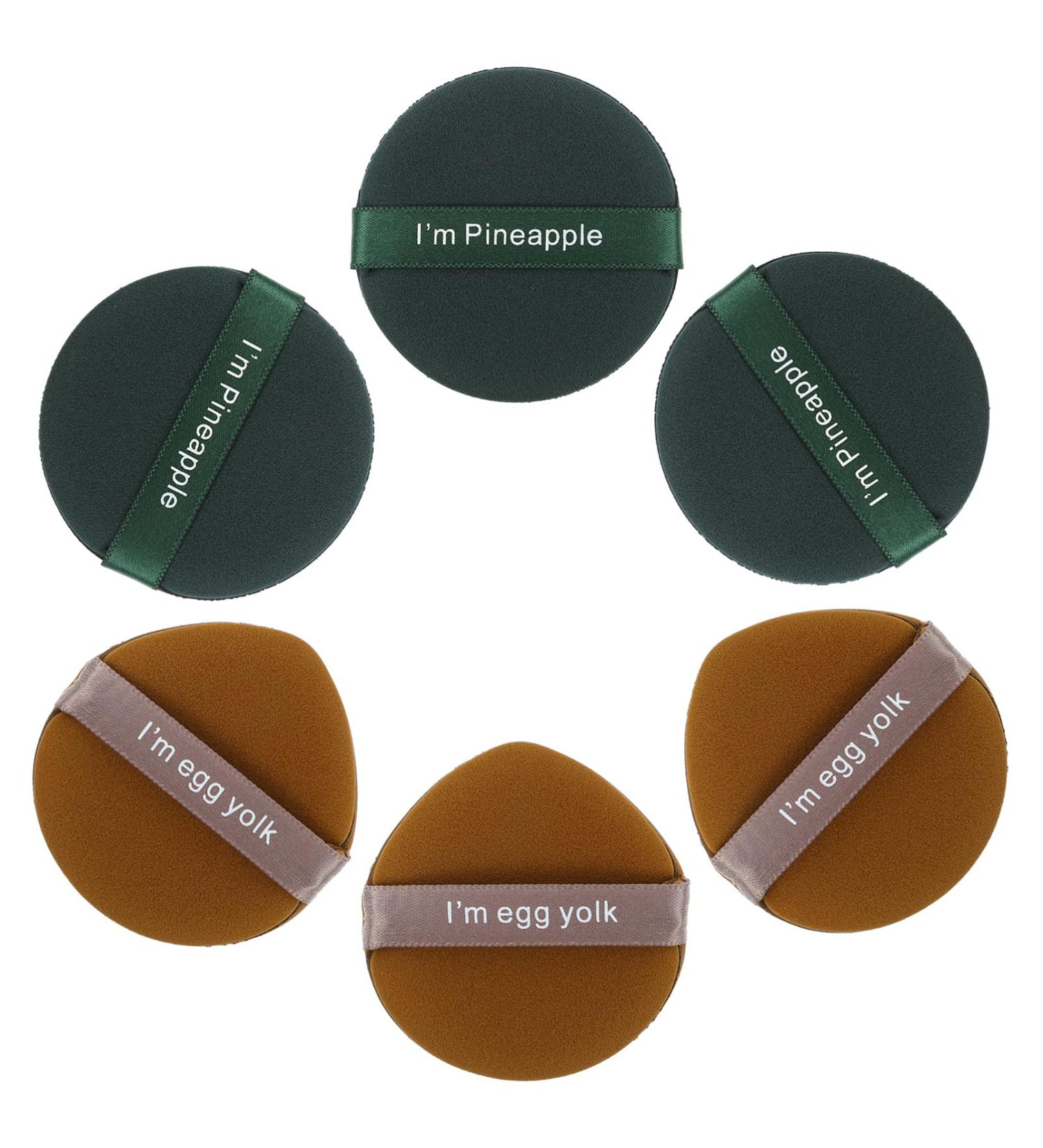 FRCOLOR Makeup Sponge Set - 6 Pcs Portable Facial Puffs for Flawless Makeup Application | Triangle Powder Puffs for Loose Cosmetics - Buy Online on GoSupps.com