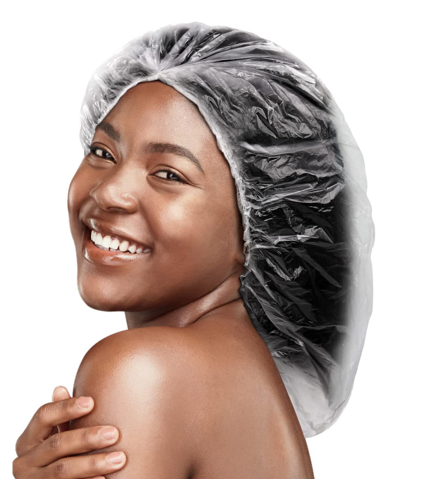 10Pcs XL Disposable Shower Cap for Long Braids & Dreadlocks - Oversized Processing Cap for Black Women - 10 Count - Buy Online on GoSupps.com