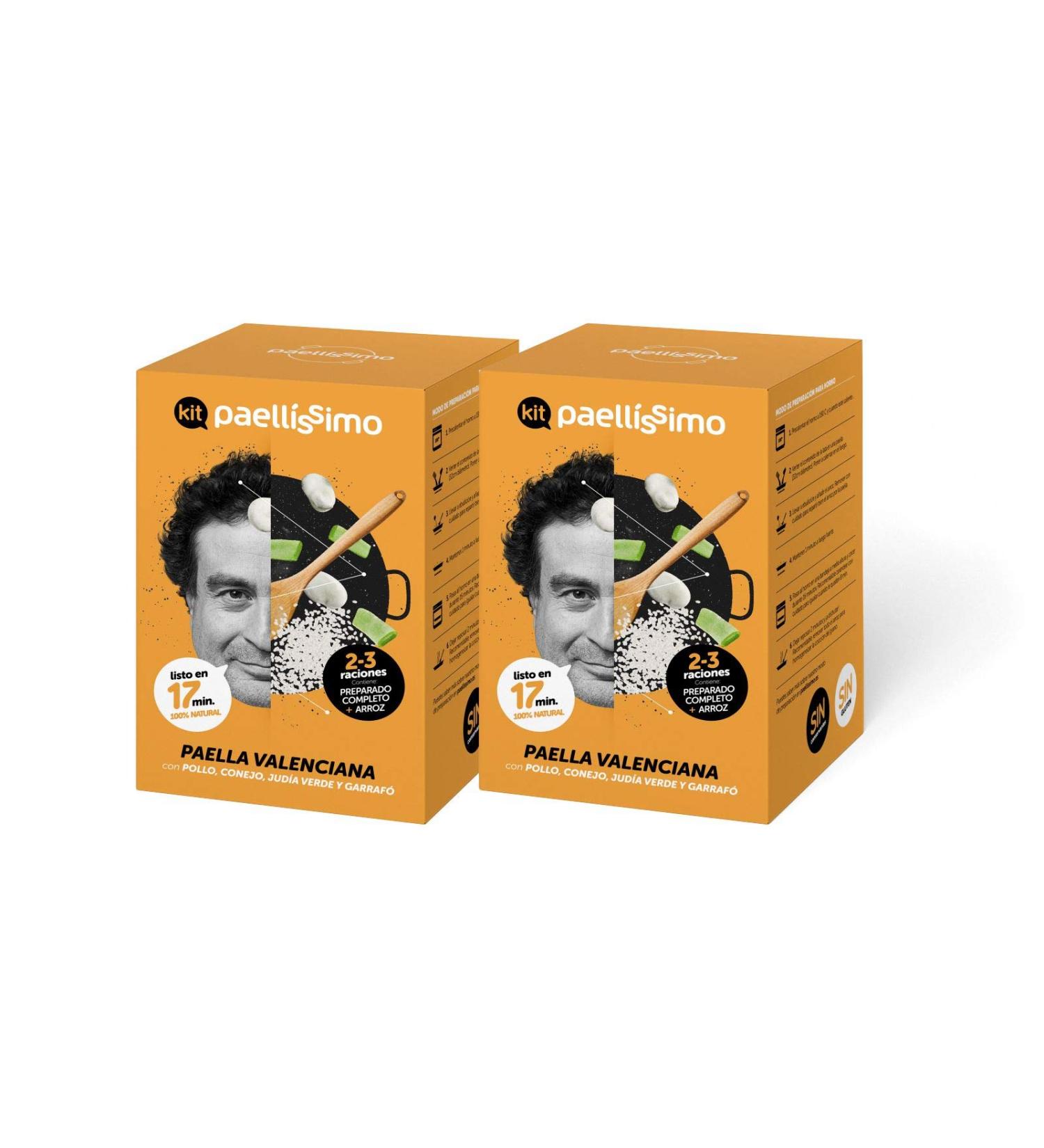 Paellissimo Paella Set for Authentic Valenciana Recipe | Includes Paella Rice Spice & Broth | Perfect for 2-3 People | Michelin-Star Quality - Buy Online on GoSupps.com