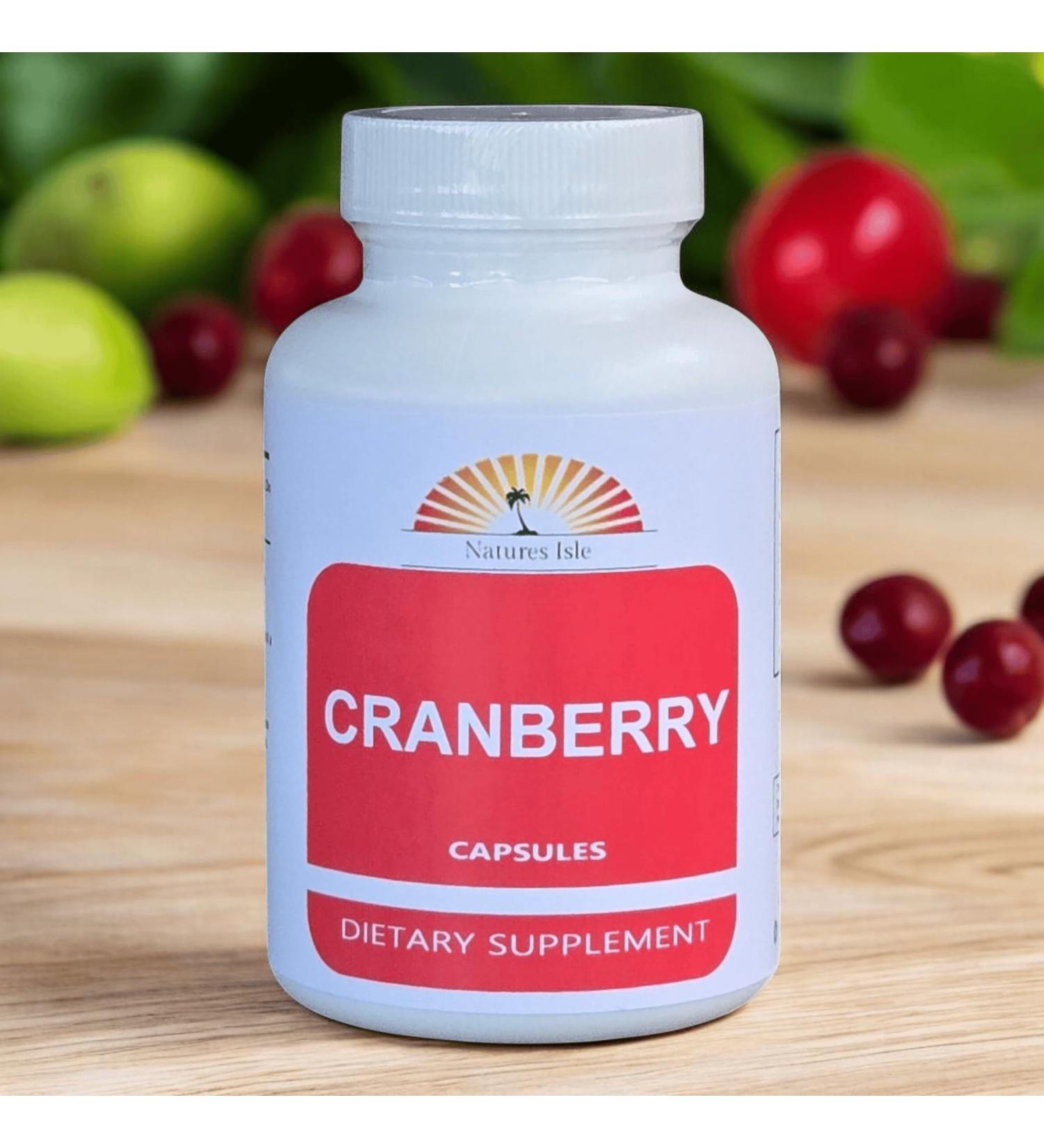 Cranberry Powder Capsules 500mg - 30 Count