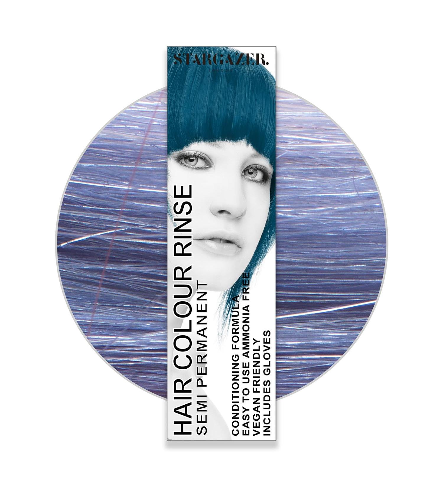 Stargazer Oceana Blue Semi Permanent Hair Colour Rinse 70ml - Pack of 1 - Buy Online on GoSupps.com