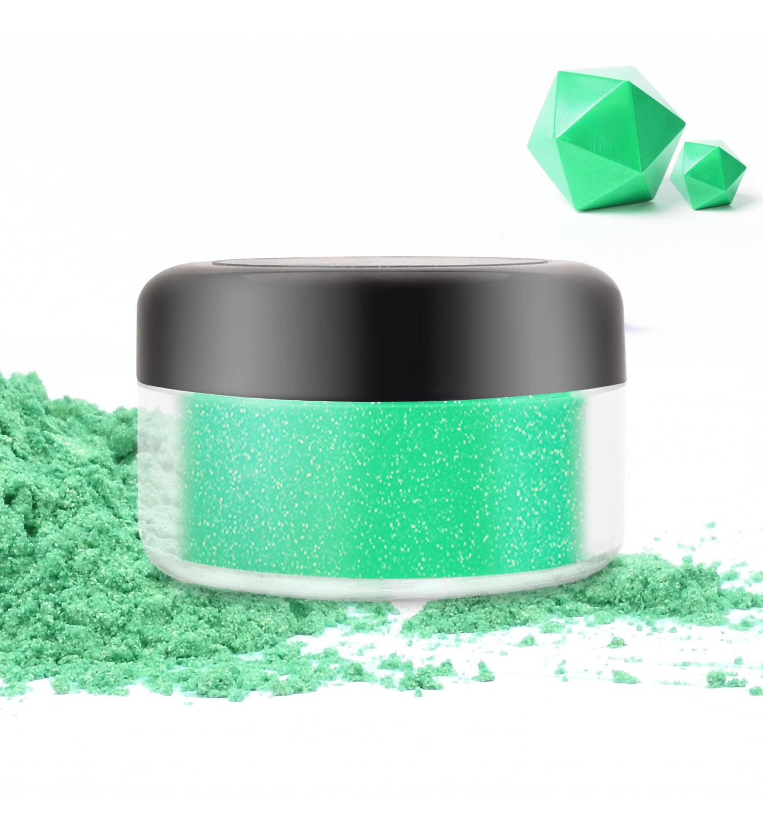 Edible Glitter - 10g Metallic Food Coloring Powder for Cakes Cookies & Drinks | Green Glitter Dust for Decorating - Buy Online on GoSupps.com