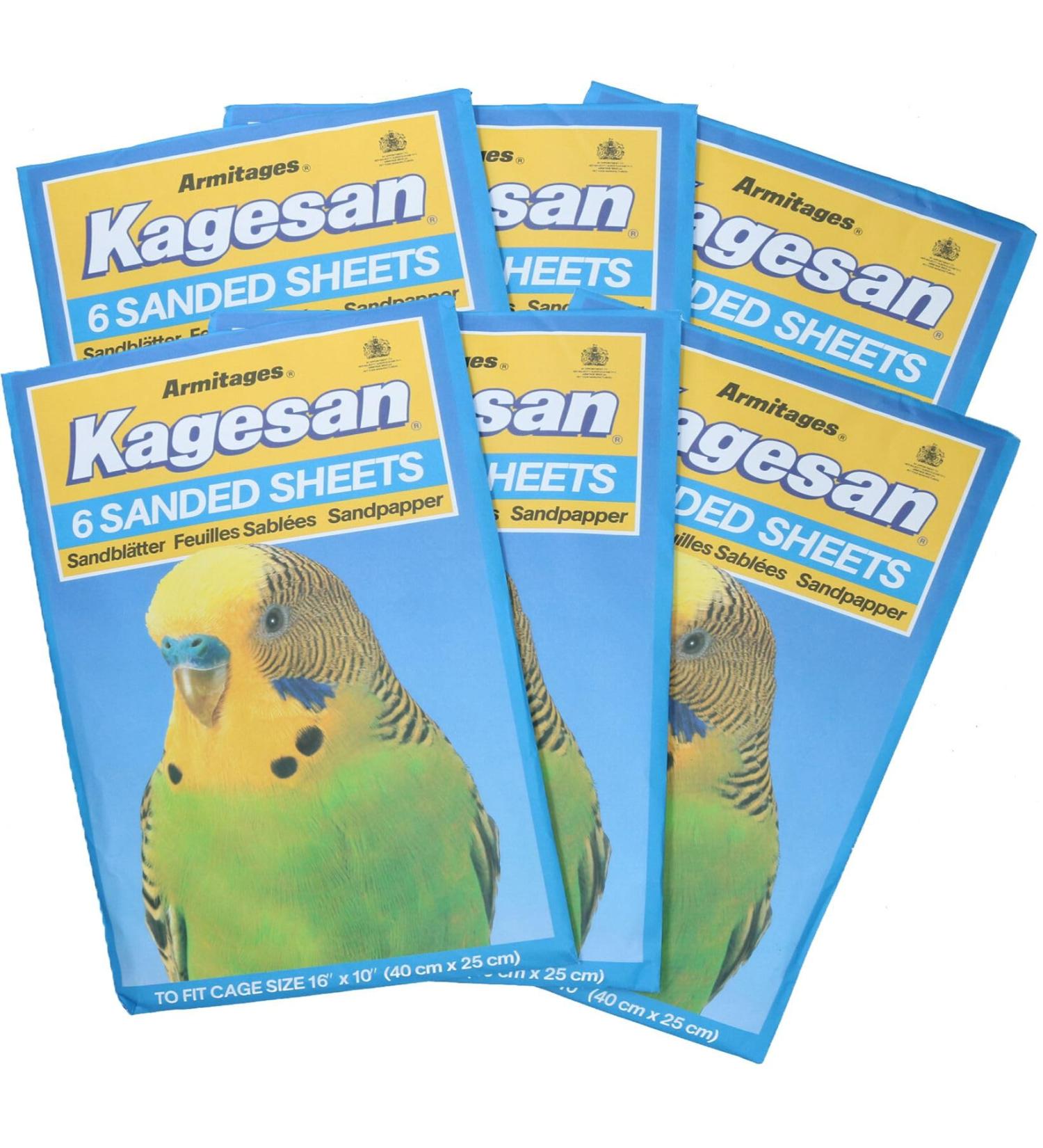 AB Tools 36 Sanded Sheets Sandpaper for Cage Lining Budgies - 25x40cm - Buy Online on GoSupps.com