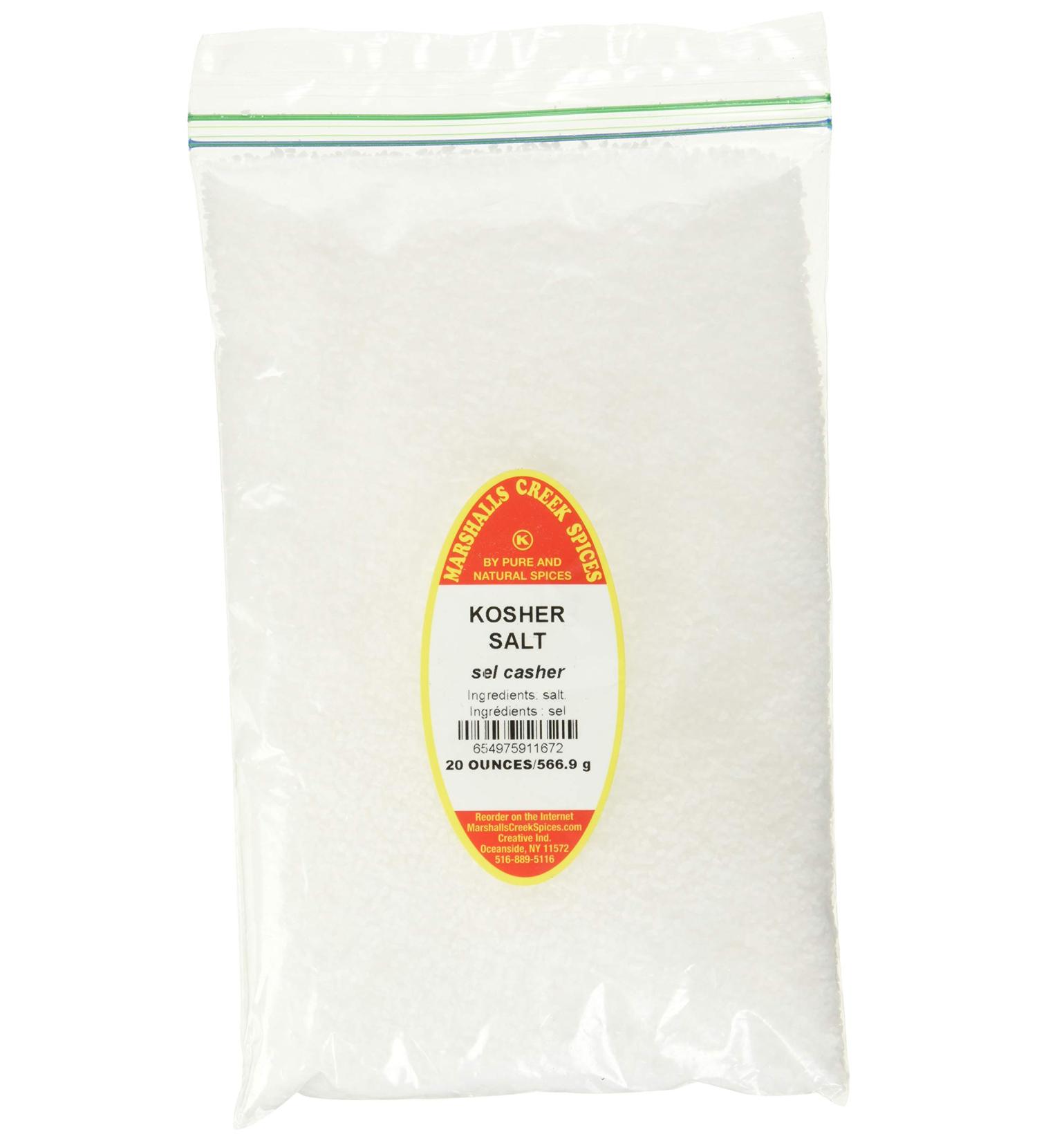 Marshalls Creek Spices Marshalls Creek Kosher Spices Kosher Salt Refill 20 Oz 20 ounces - Buy Online on GoSupps.com