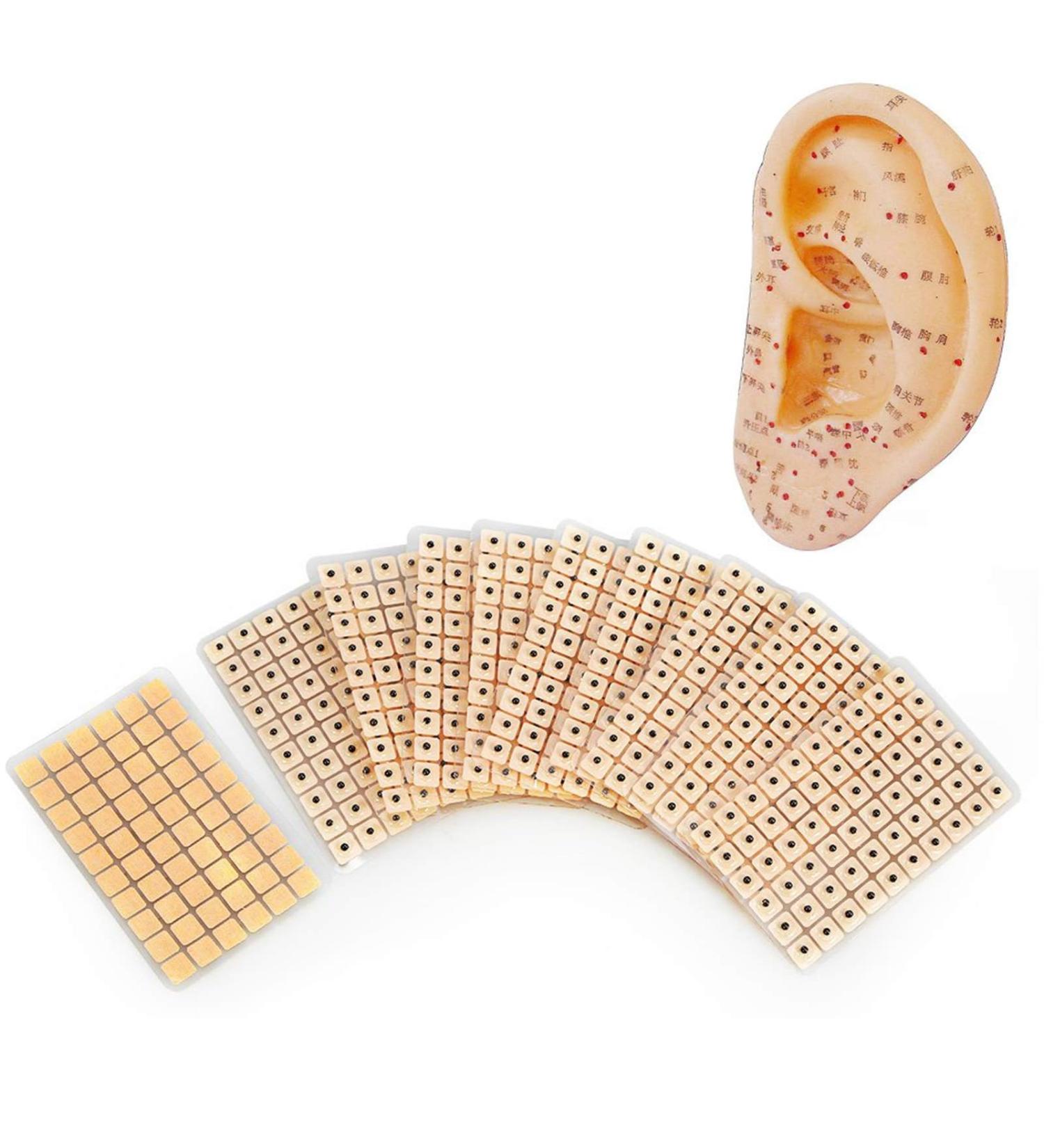 Acupuncture ear press seeds disposable acupuncture magnetic ears ear press seeds acupressure set tool relaxation massage probe acupressure ear 600 pieces