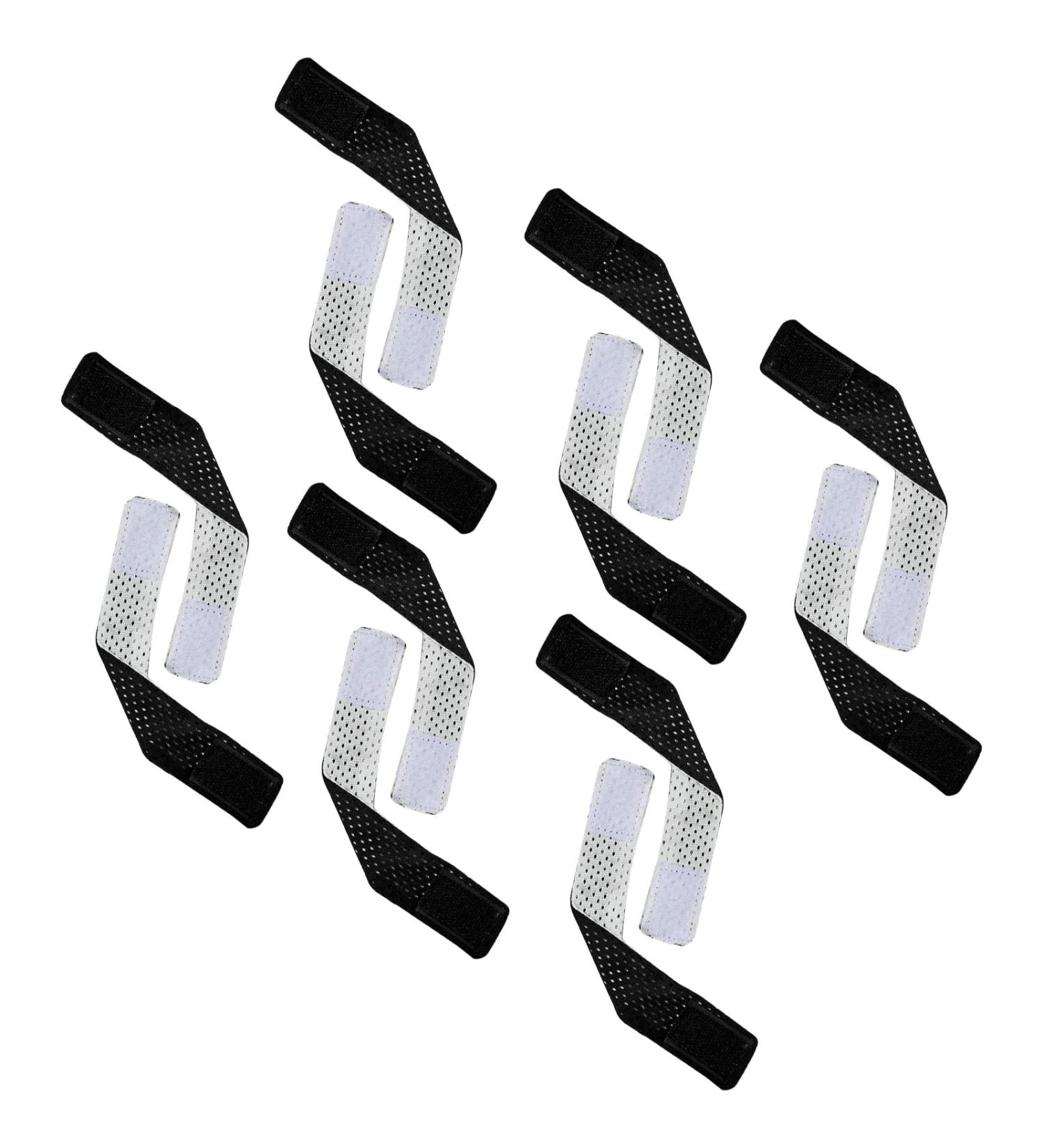 6 Pairs T Shirt Sleeve Holder T Shirt Scrunchies Softball T-Shirt Sleeve Ties Soccer Sleeve Straps with Hook and Loop Fasteners for Shirts Men Women Kids Sports - Buy Online on GoSupps.com