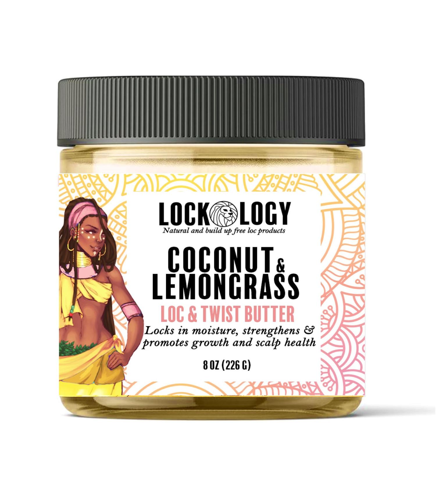 Buy All-Natural Loc Retwisting Butter & Moisturizer - No Build-Up Coconut Lemongrass for Healthy Locs - Buy Online on GoSupps.com