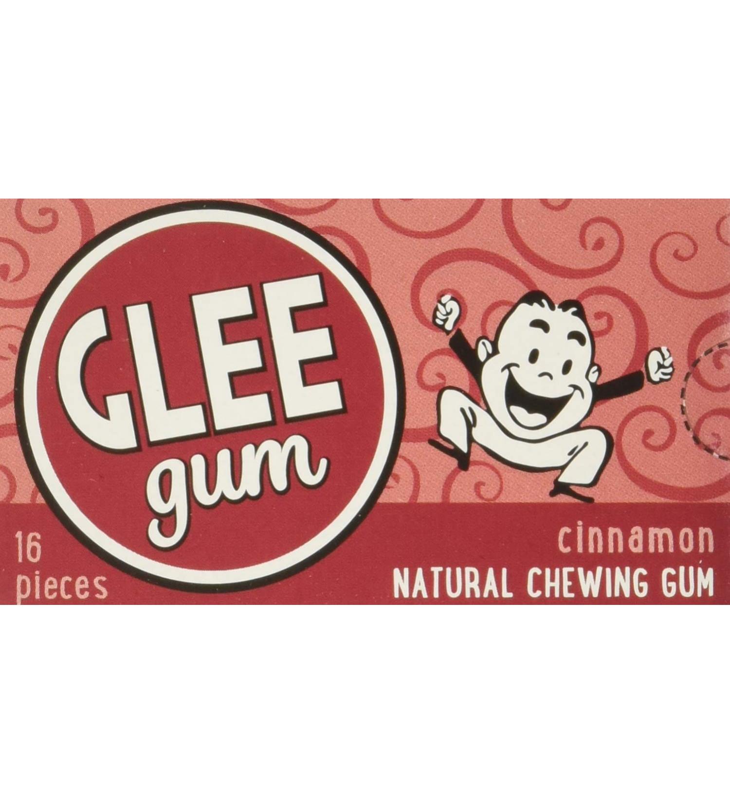 Glee Gum All Natural Cinnamon Gum  Non GMO Project Verified  Eco Friendly  16 Piece Box  Pack of 12 Cinnamon 16 Count (Pack of 12) - Buy Online on GoSupps.com